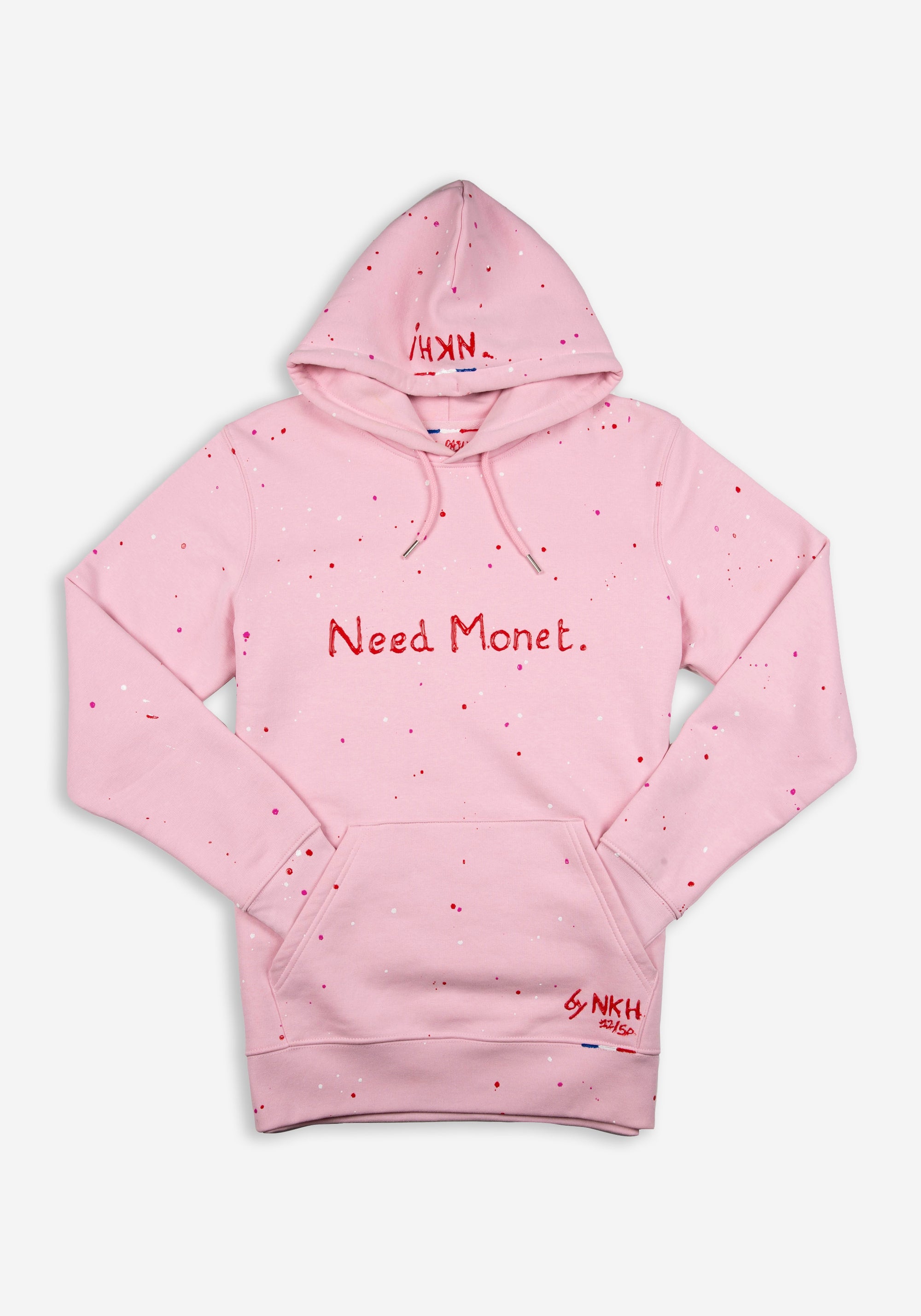 Sweat à capuche rose - Need Monet