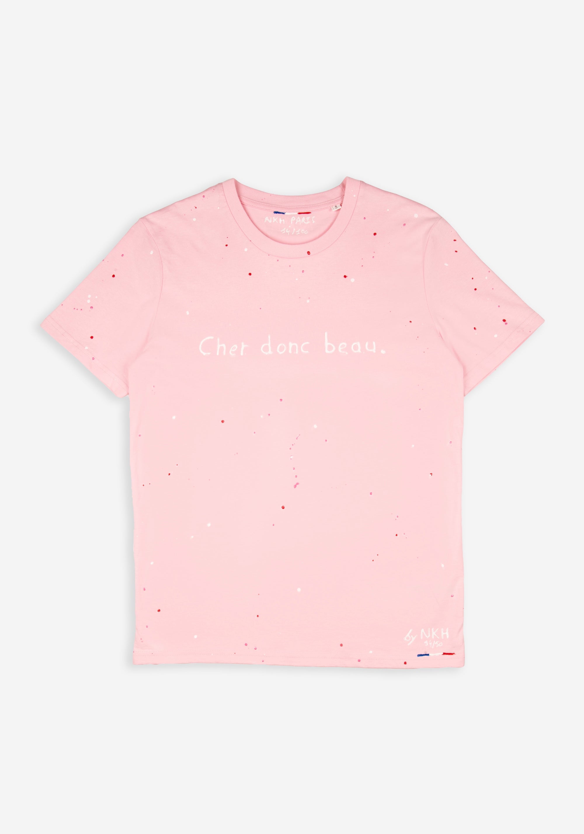 Tee-shirt rose - Cher donc beau