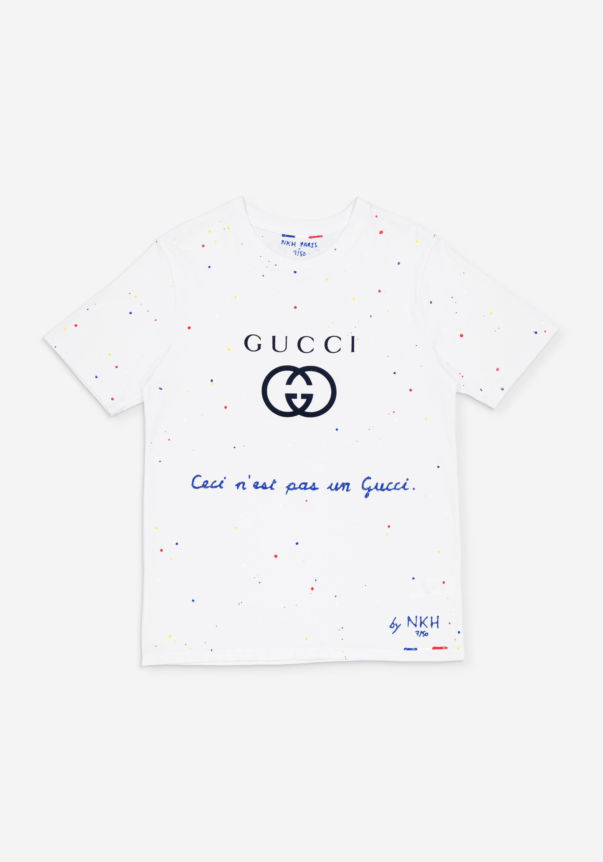 Tee-shirt blanc - Ceci n'est pas un Gucci