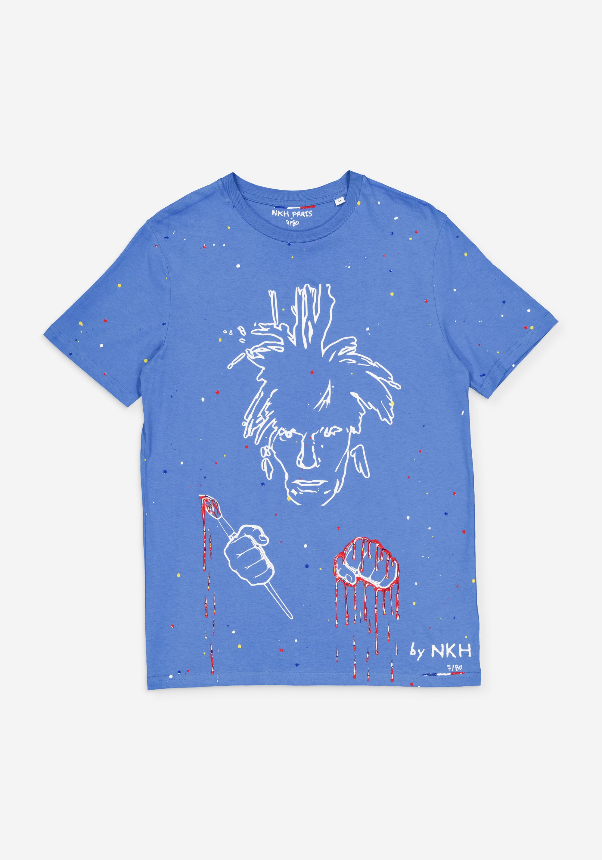 Tee-shirt bleu - Warhol boxing