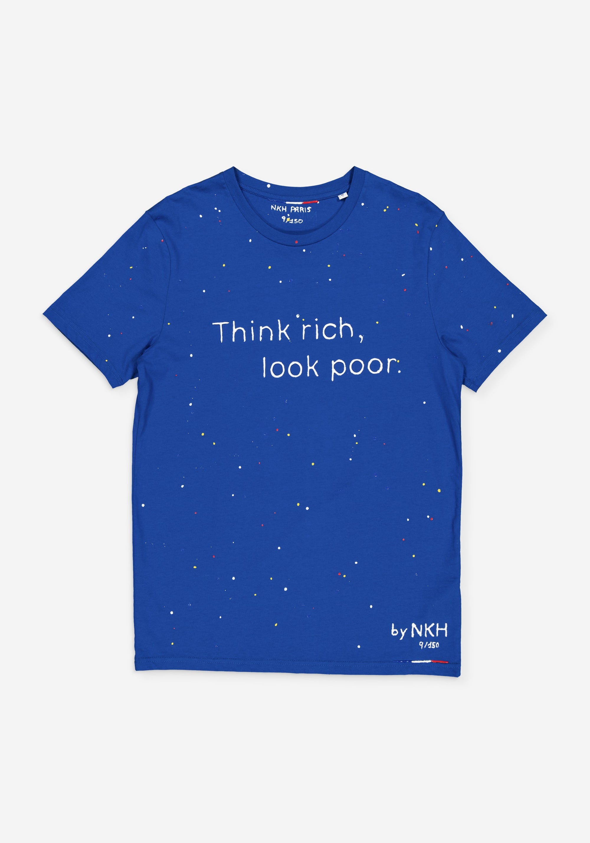 Tee-shirt bleu majorelle - Think rich