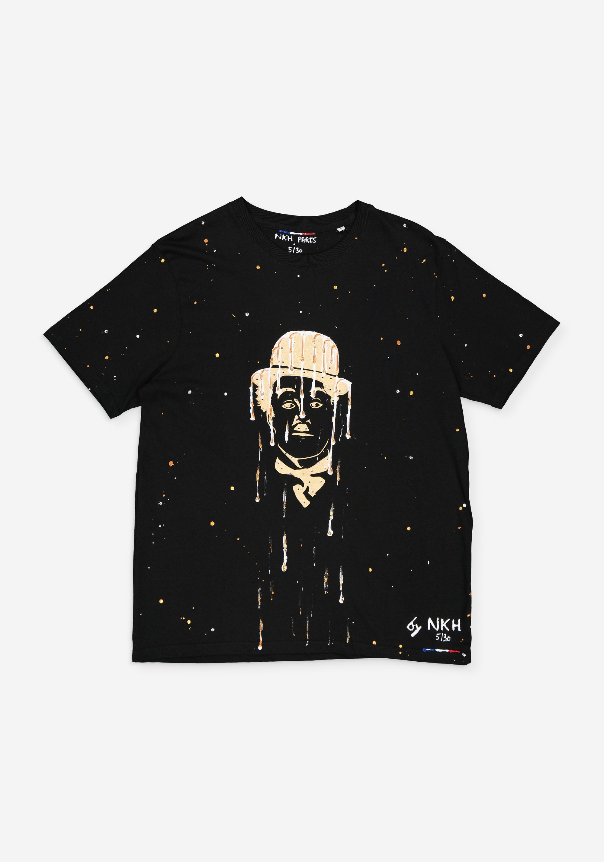 Tee-shirt noir - Dreamy Chaplin (Swarovski)