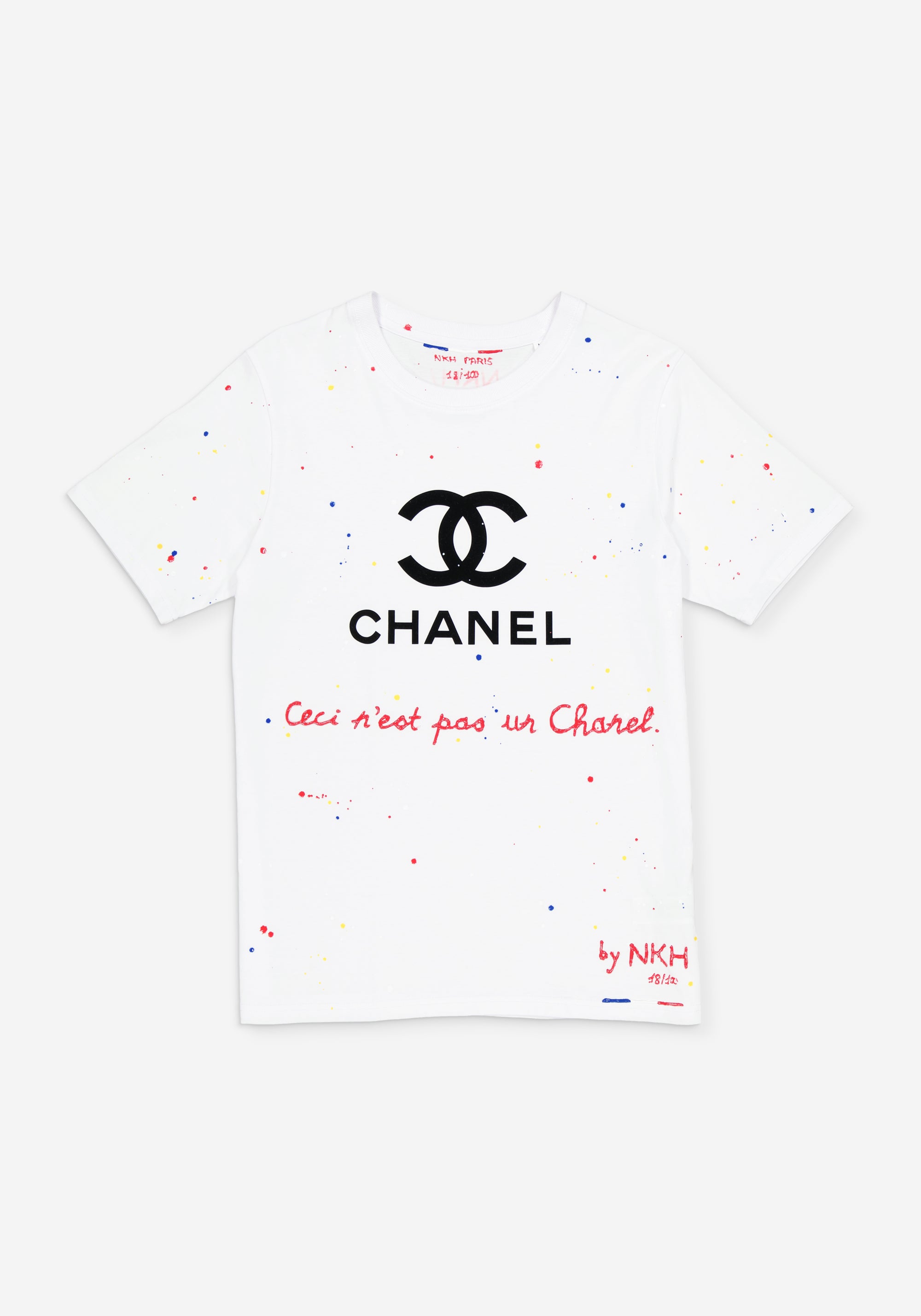 Tee-shirt blanc - Ceci n'est pas un Chanel