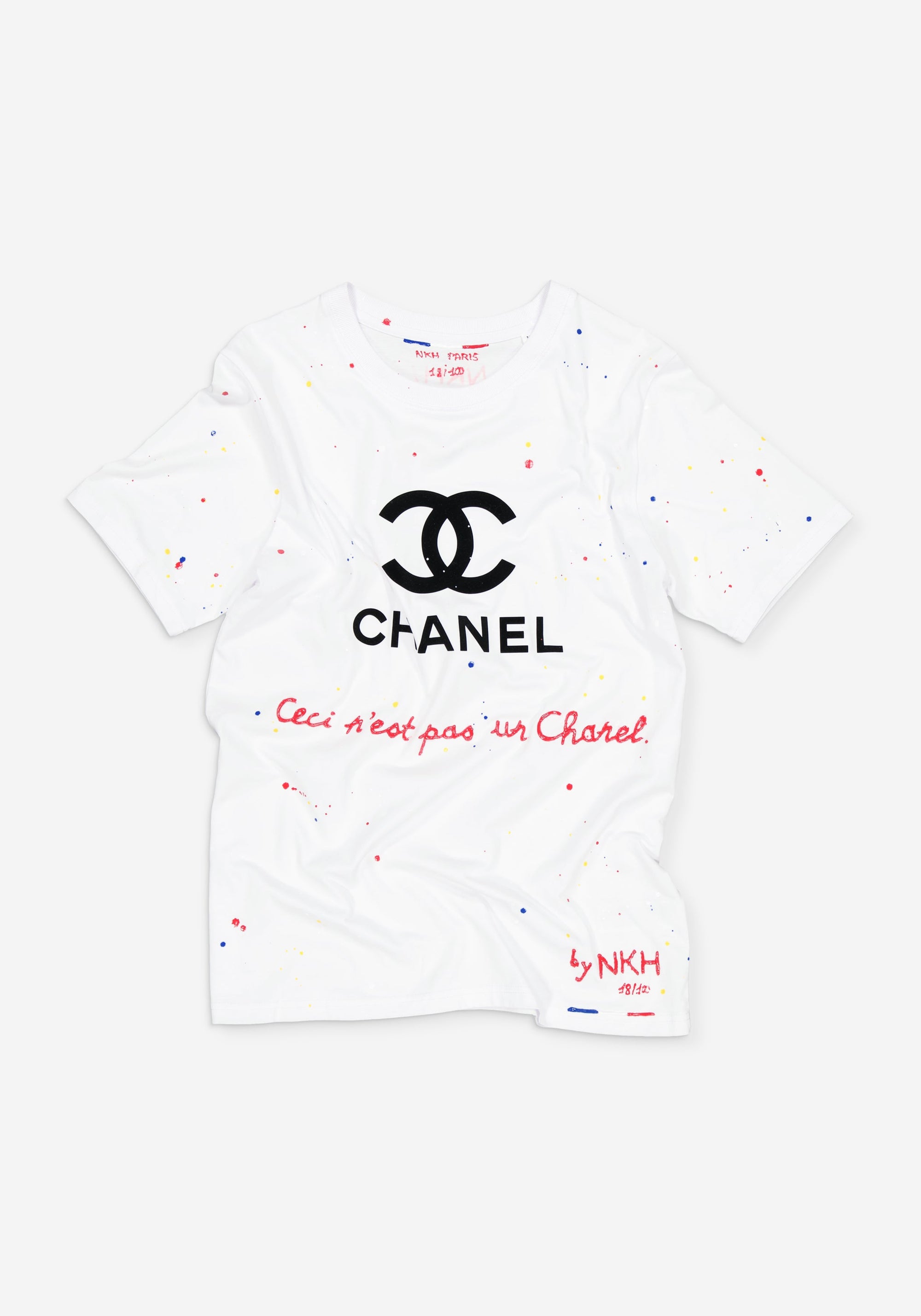 Tee-shirt blanc - Ceci n'est pas un Chanel