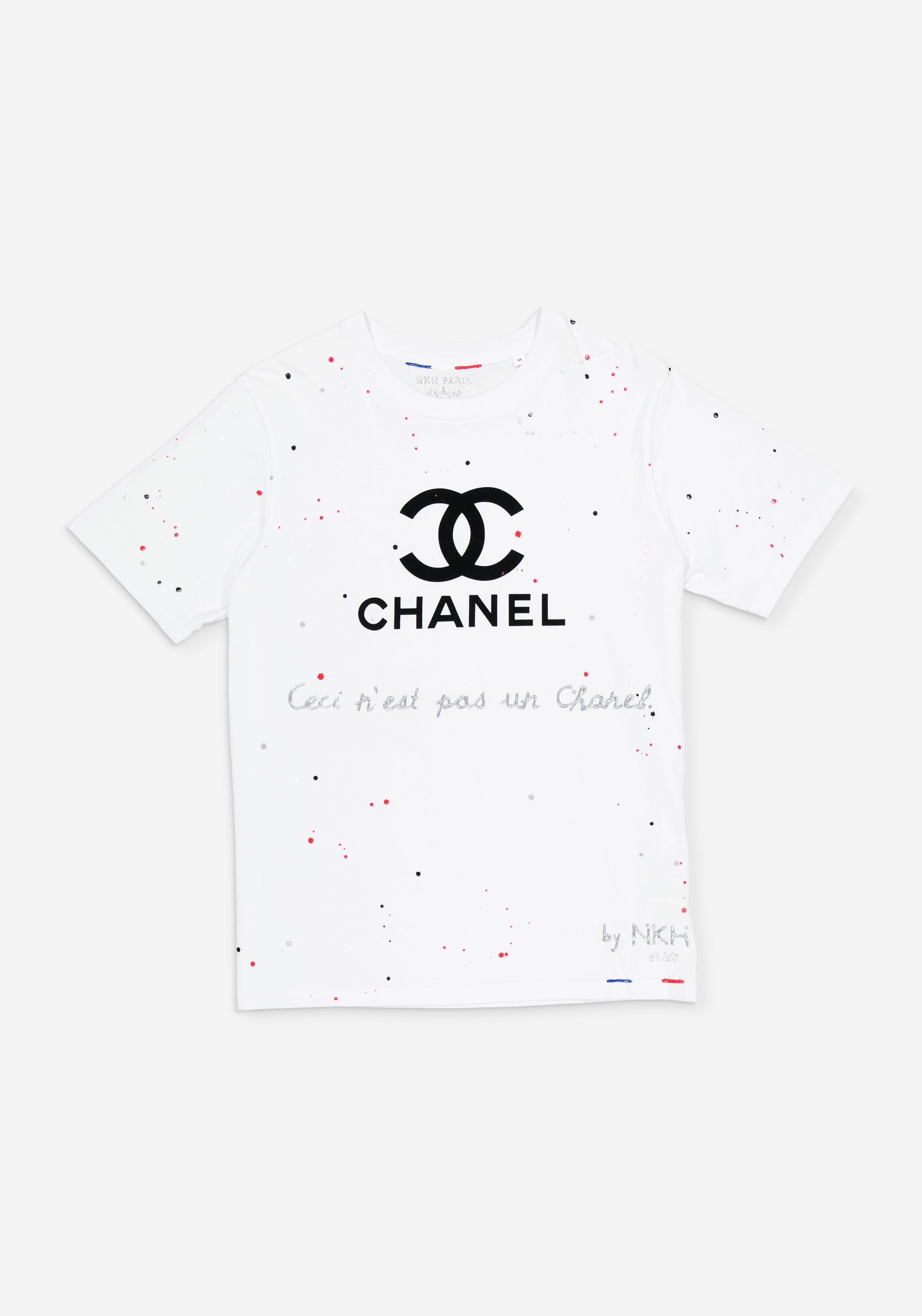 Tee-shirt blanc - Ceci n'est pas un Chanel