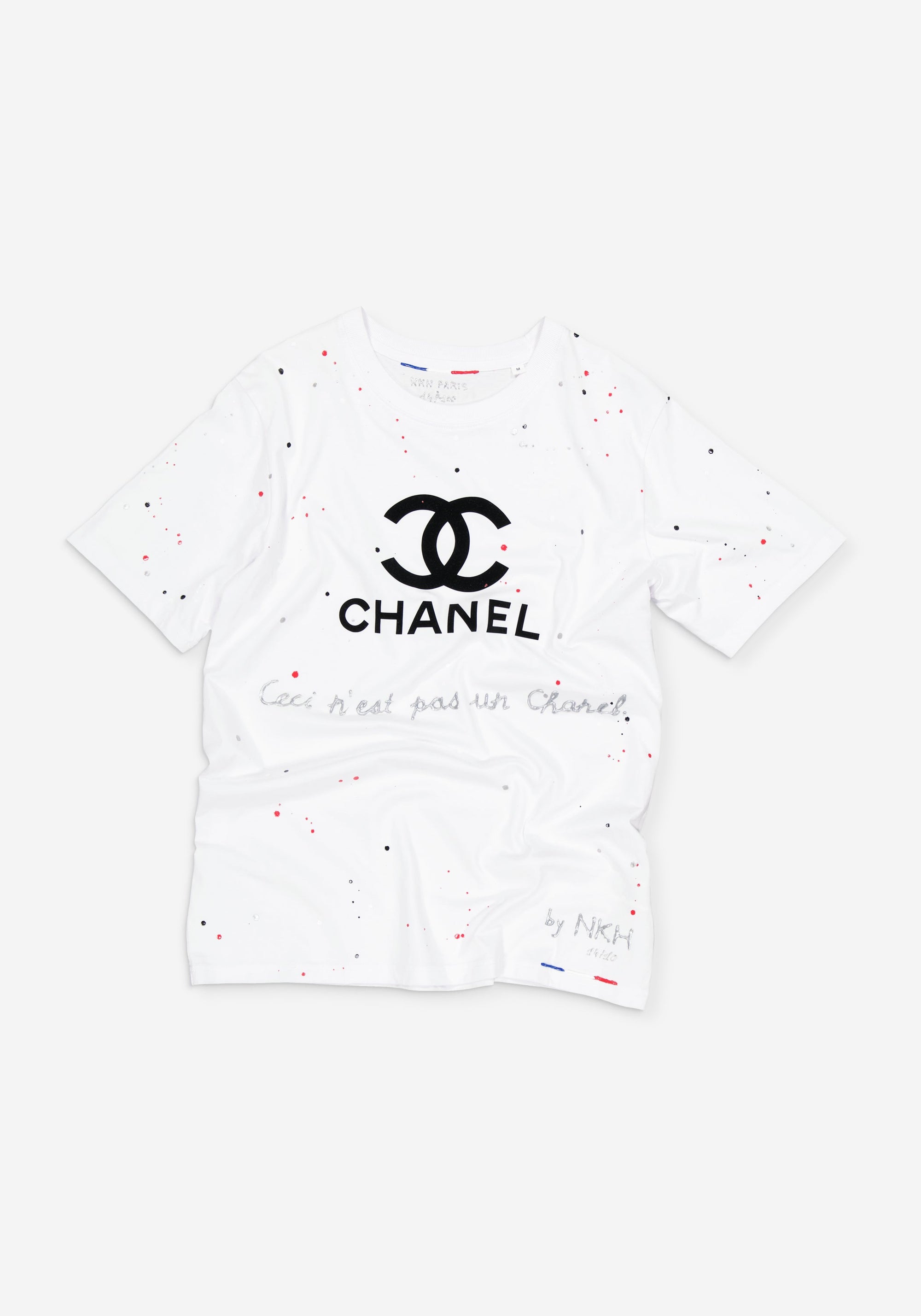 Tee-shirt blanc - Ceci n'est pas un Chanel