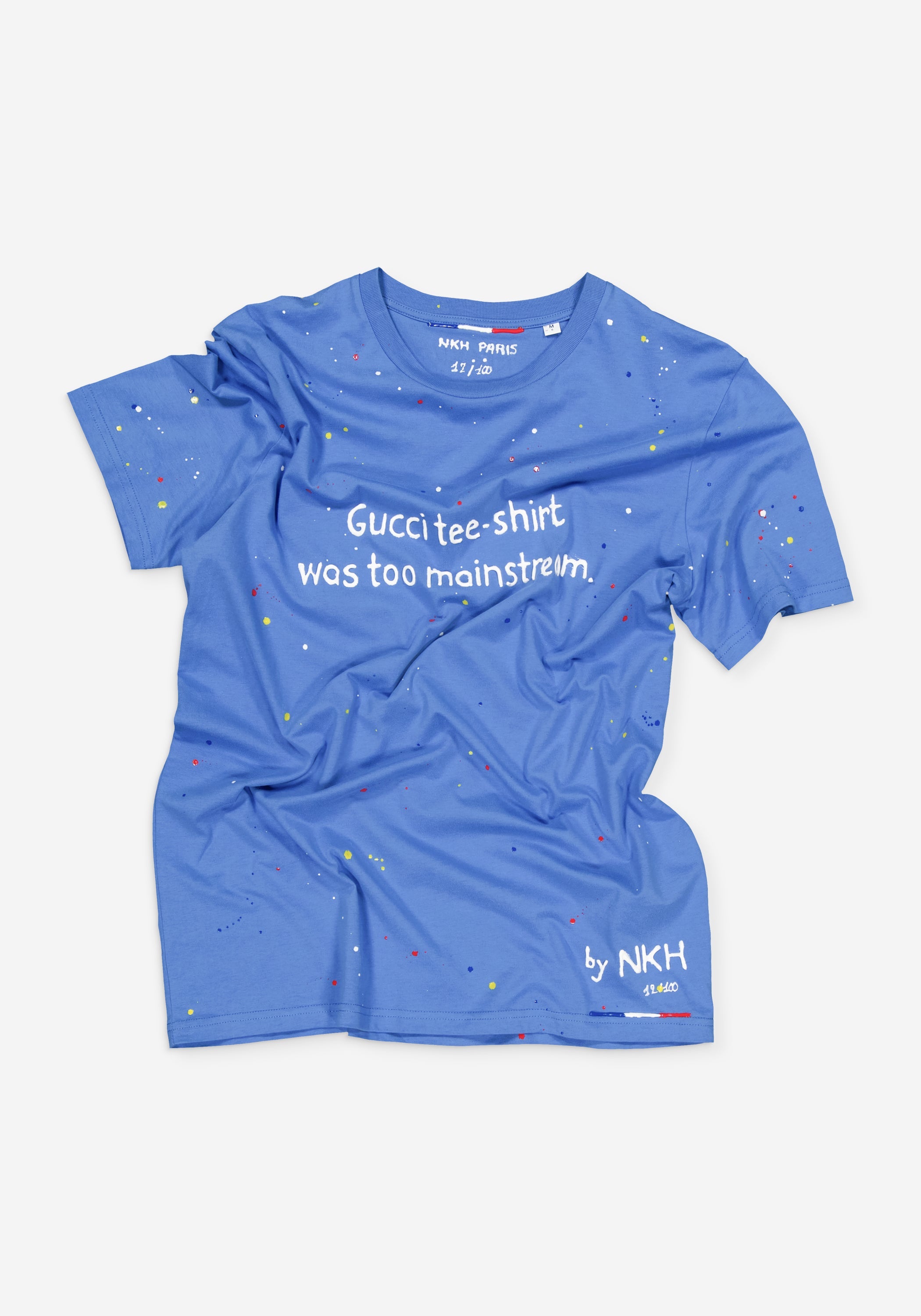 Tee shirt bleu Gucci Mainstream
