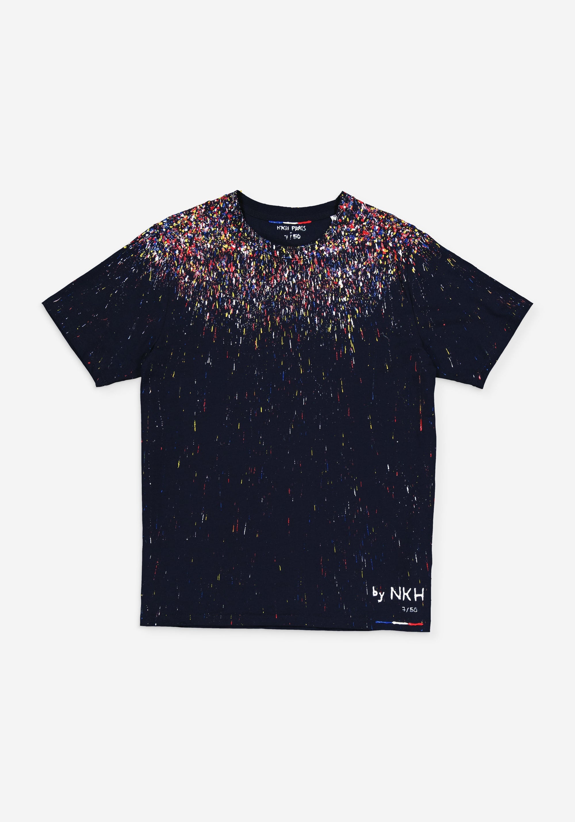 Tee-shirt bleu marine - Raining primary