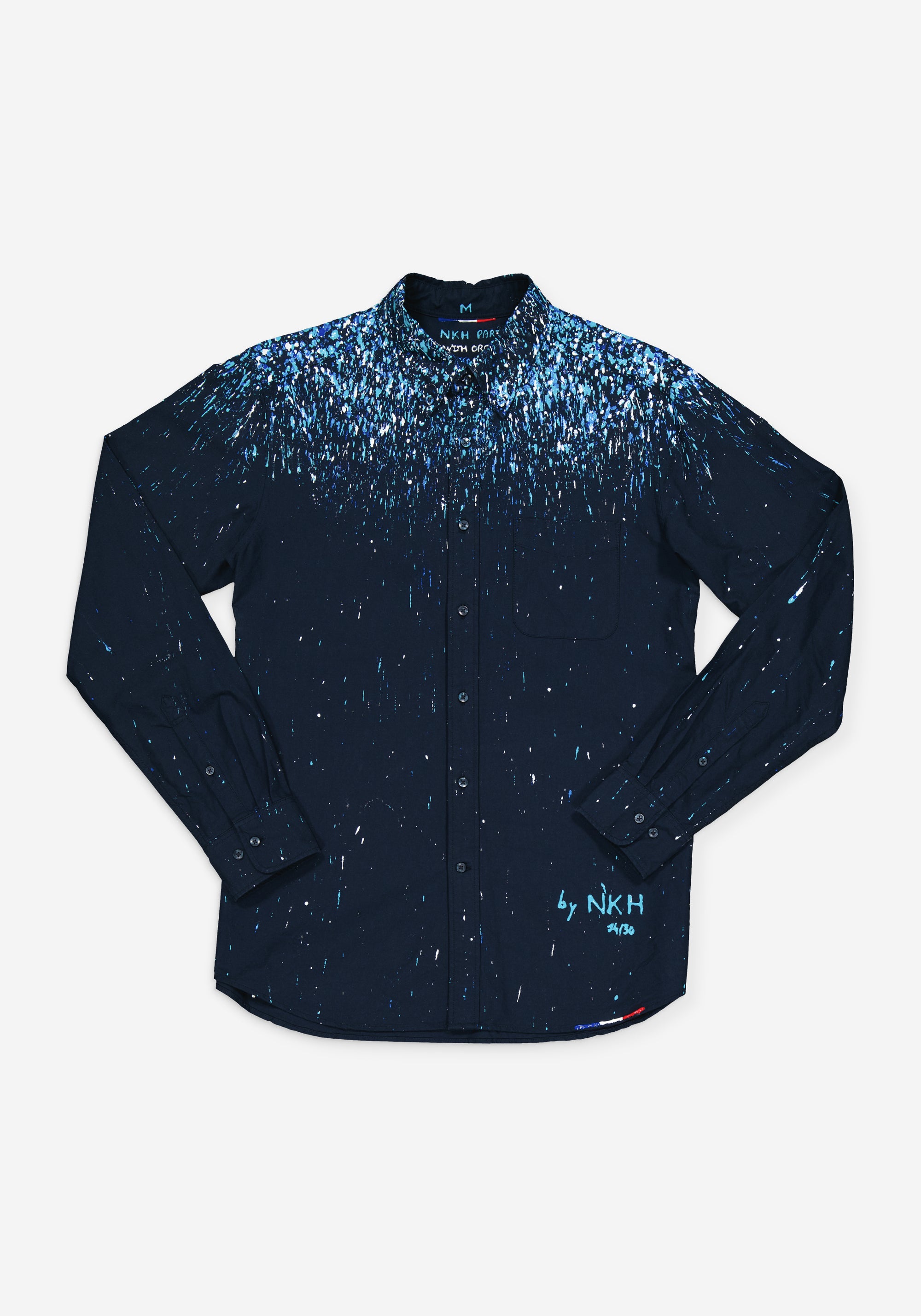 Chemise bleue marine - Raining blue