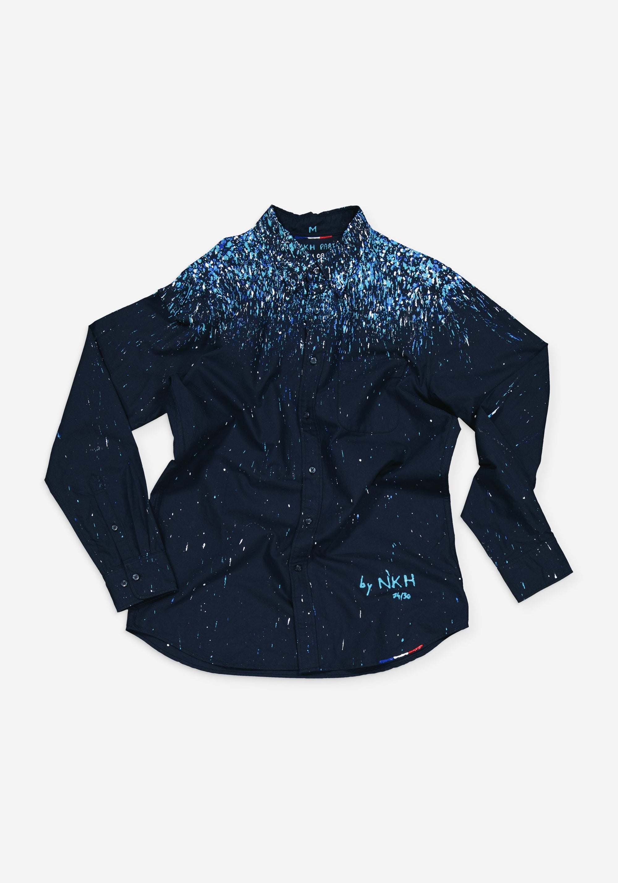 Chemise bleue marine - Raining blue