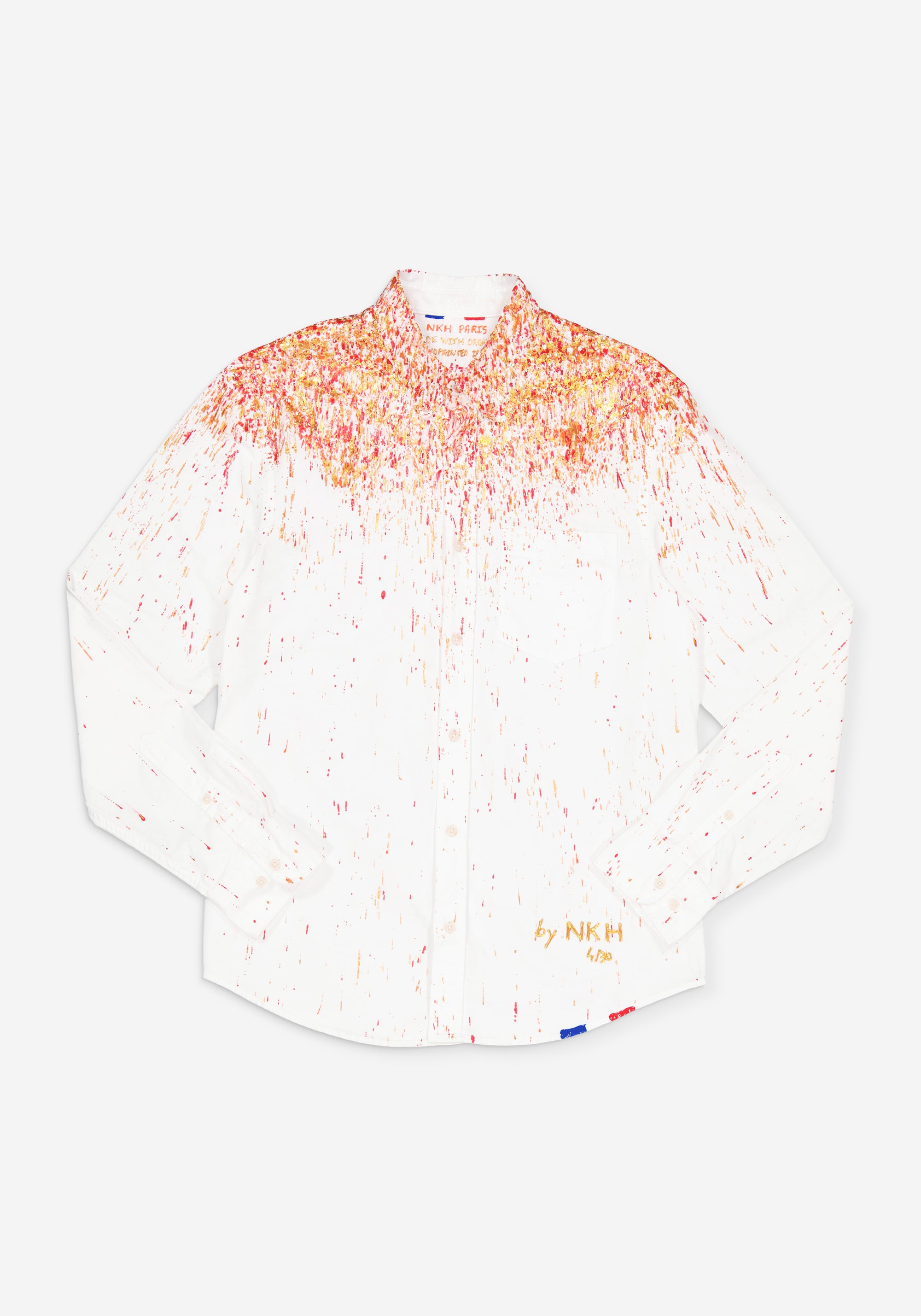 Chemise blanche - Raining gold