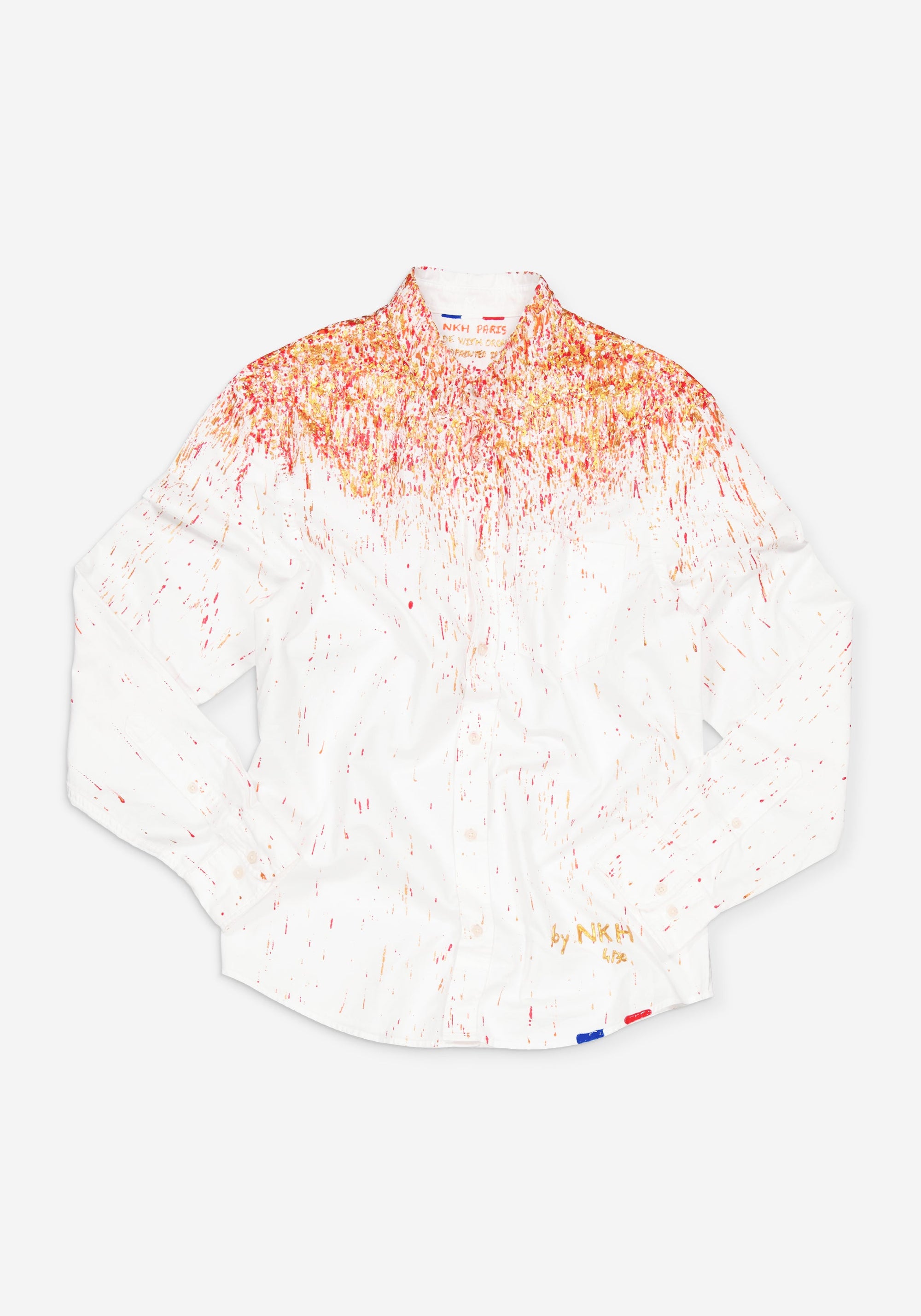 Chemise blanche - Raining gold