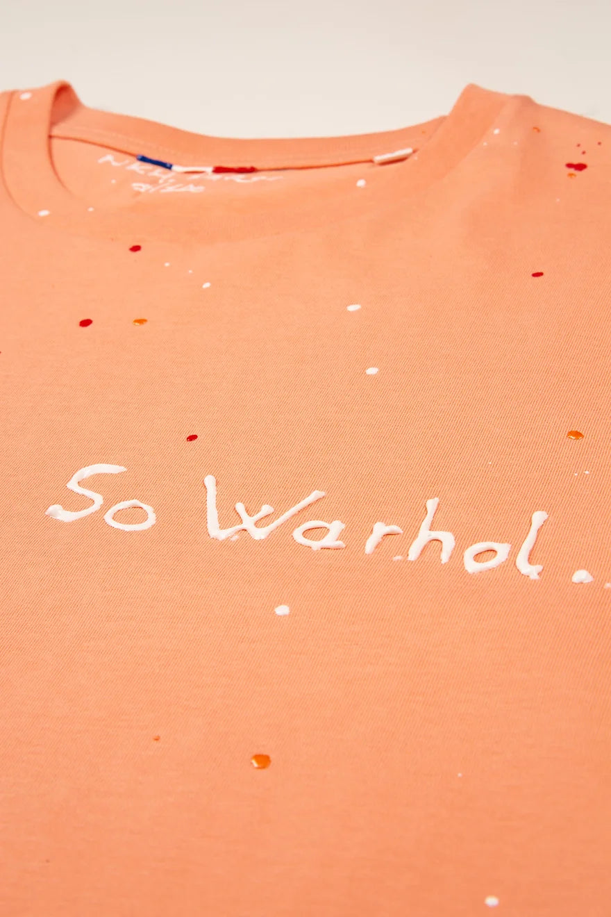 Tee-shirt orange - So Warhol