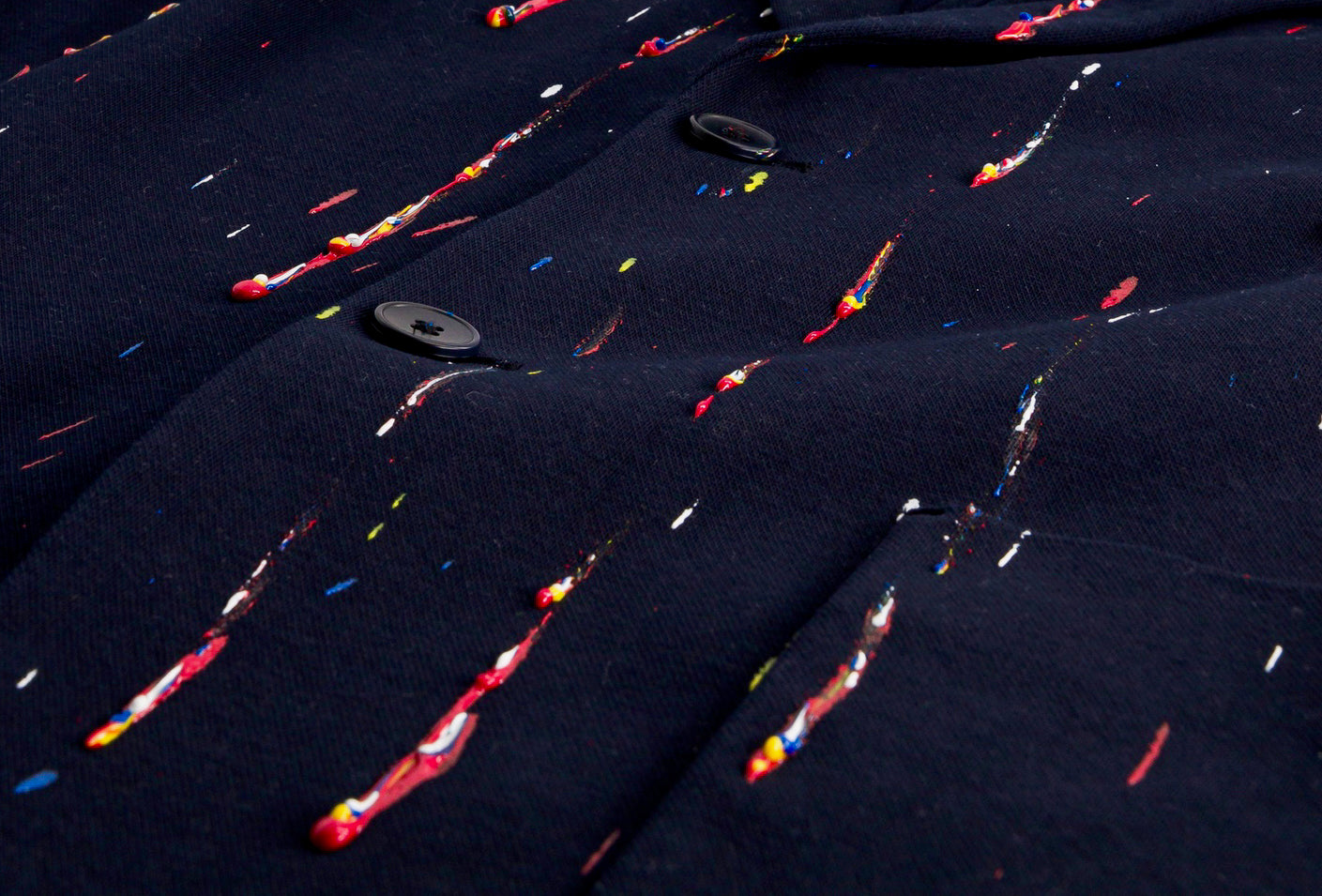 Veste de blazer bleu marine - Sky dripping