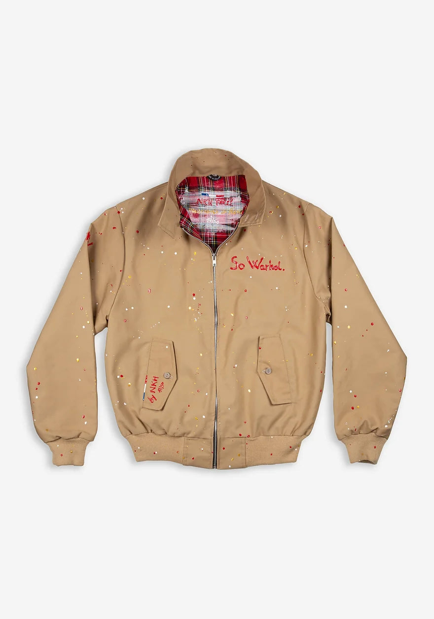 Veste Harrington camel - So Warhol