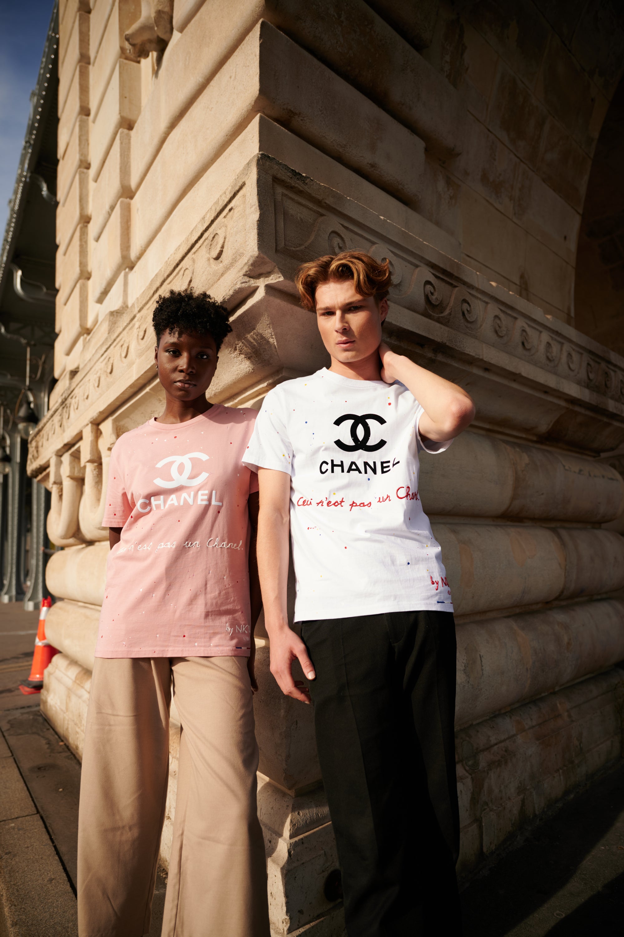 Tee-shirt blanc - Ceci n'est pas un Chanel