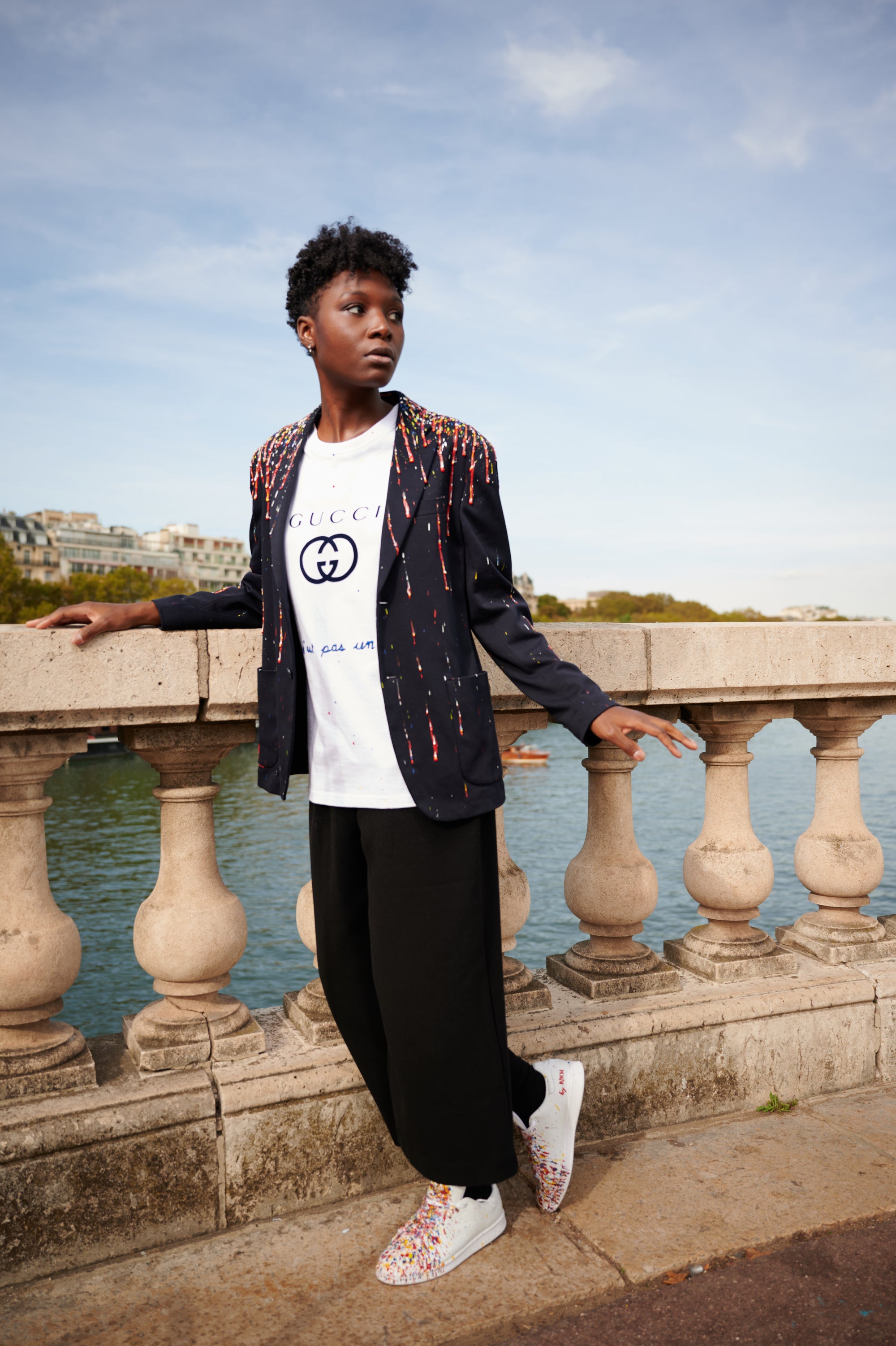 Tee-shirt blanc - Ceci n'est pas un Gucci
