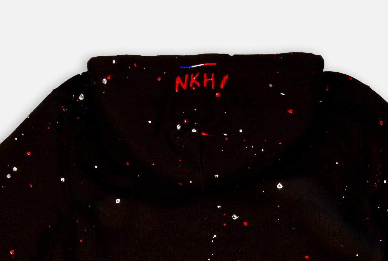 Sweat à capuche noir - Overpriced hoodie (Swarovski)