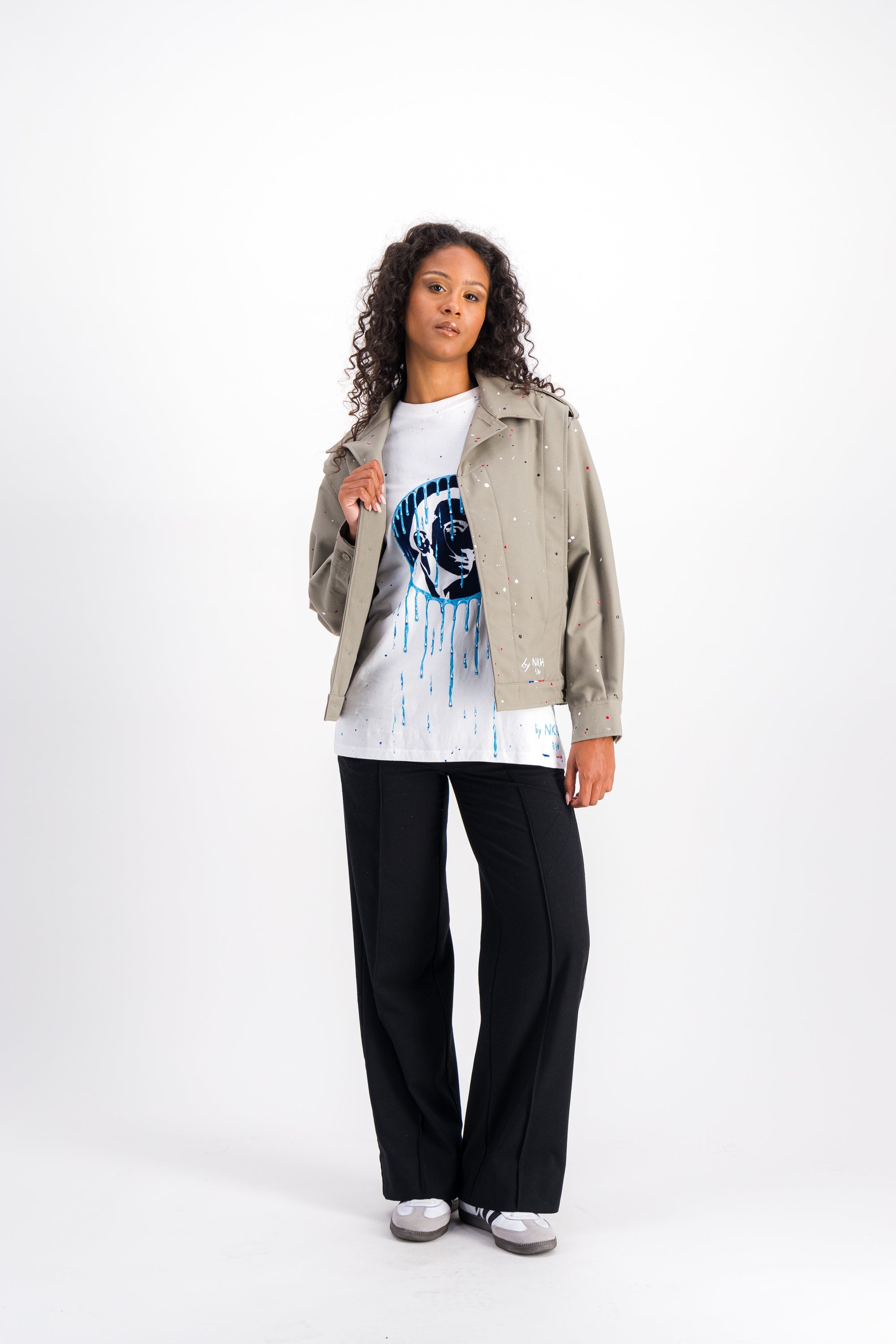 Tee-shirt blanc - Dali moon