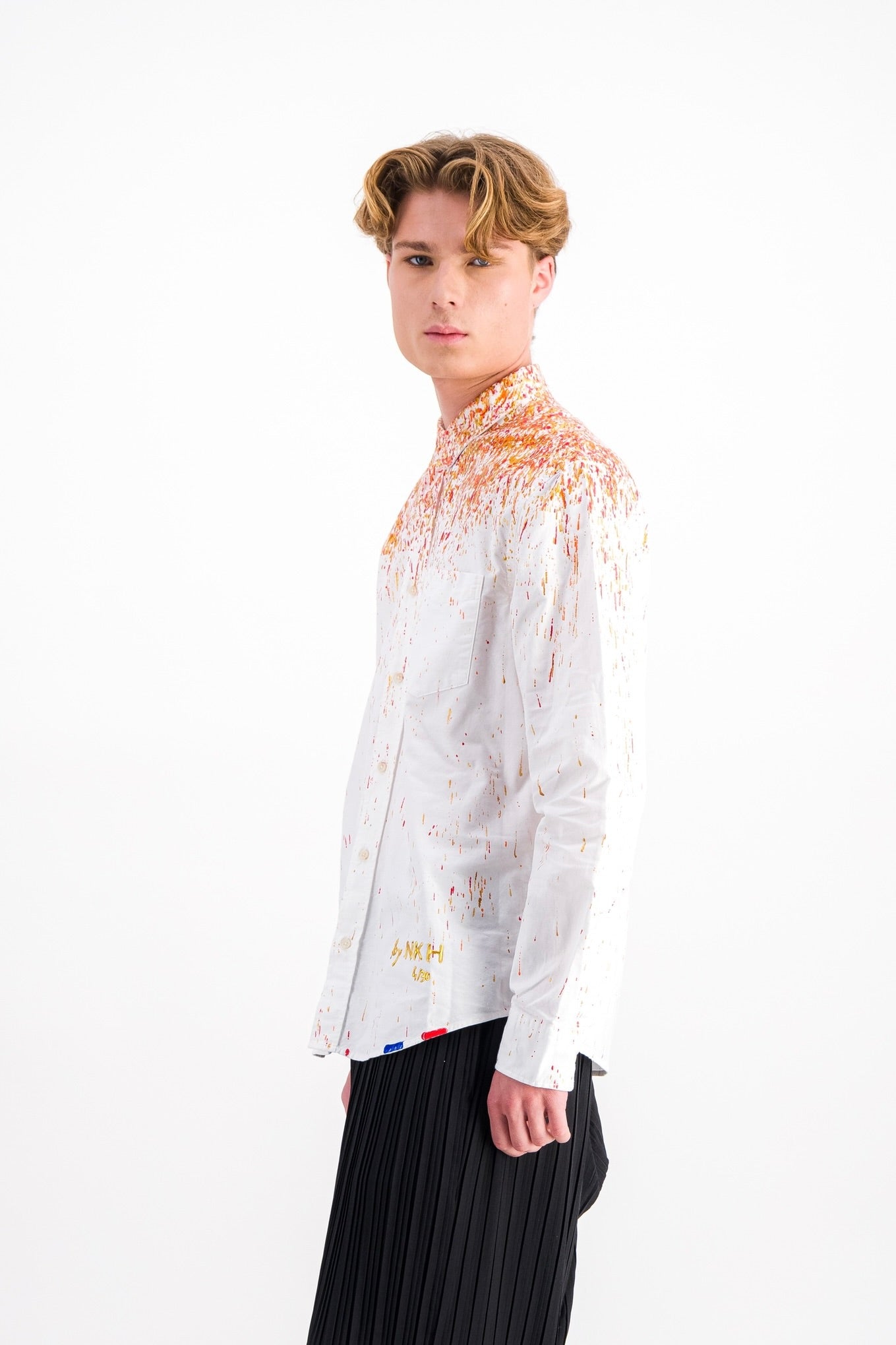 Chemise blanche - Raining gold