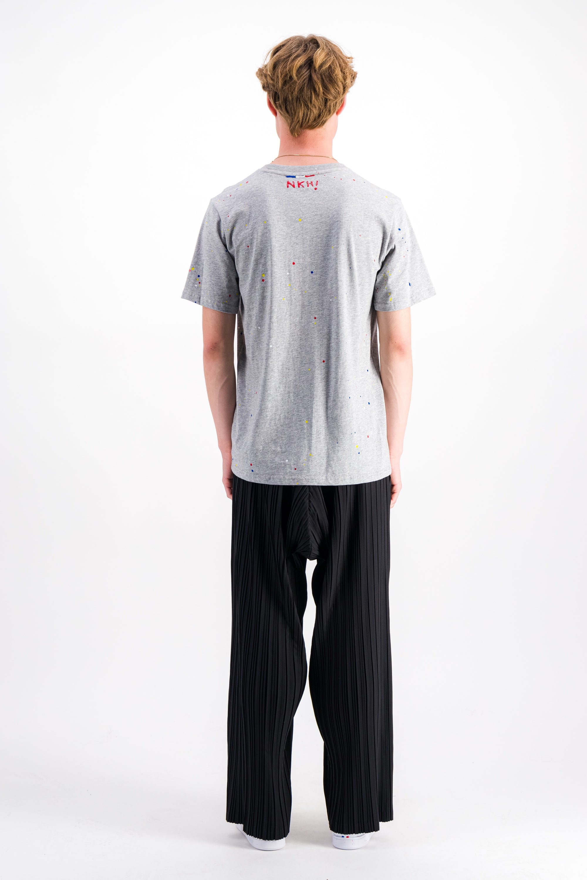 Tee-shirt gris chiné - Ennemi de l'art