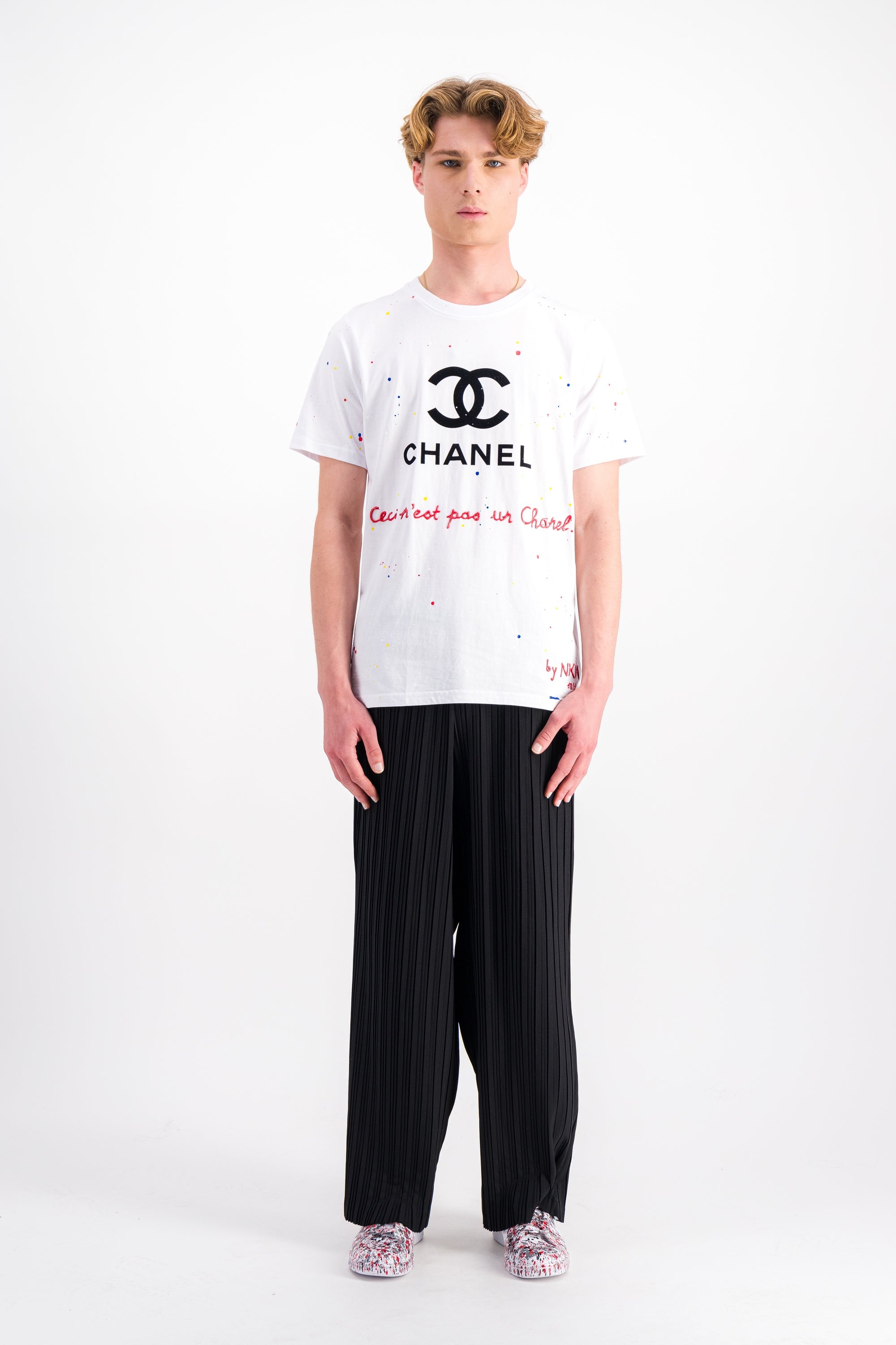 Tee-shirt blanc - Ceci n'est pas un Chanel