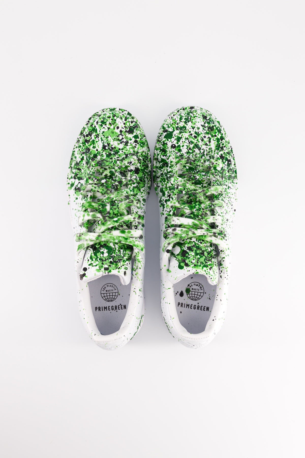 Sneakers blanches - Fifty shades of kaki