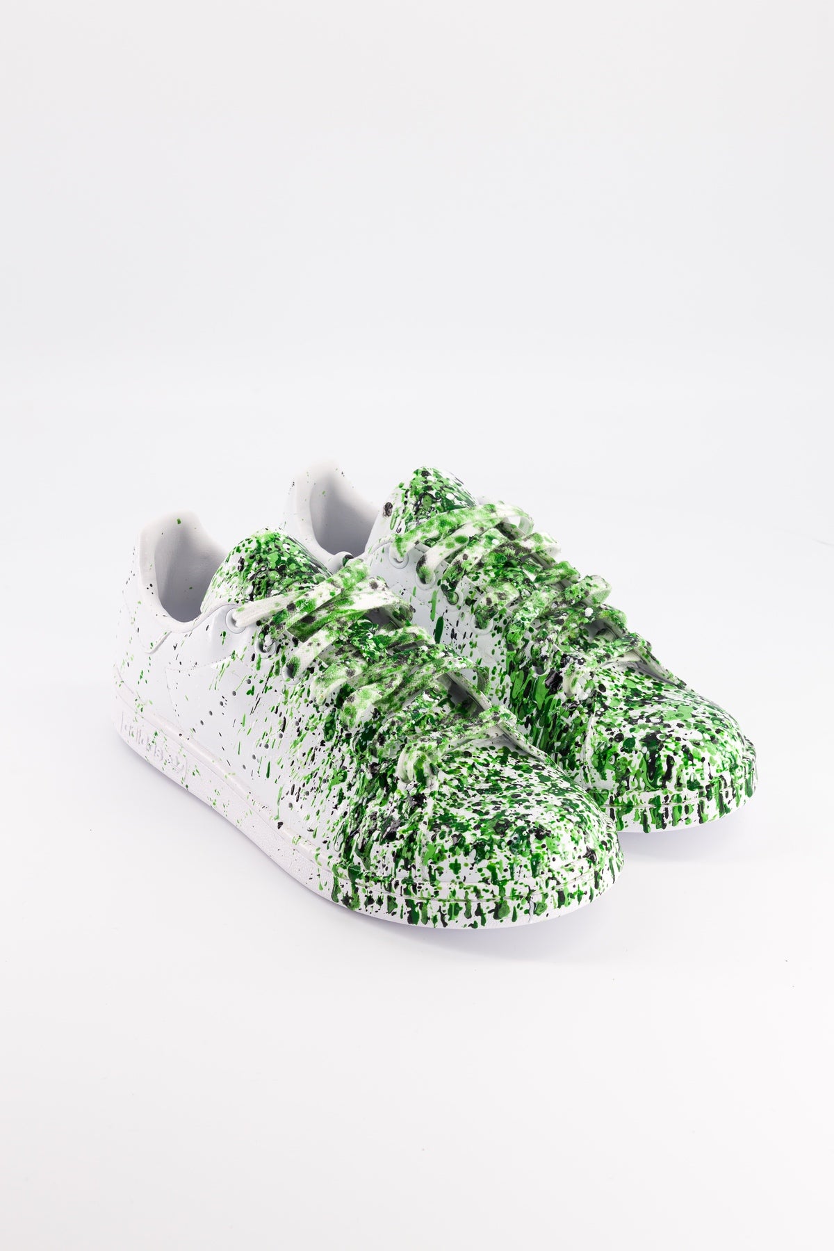 Sneakers blanches - Fifty shades of kaki