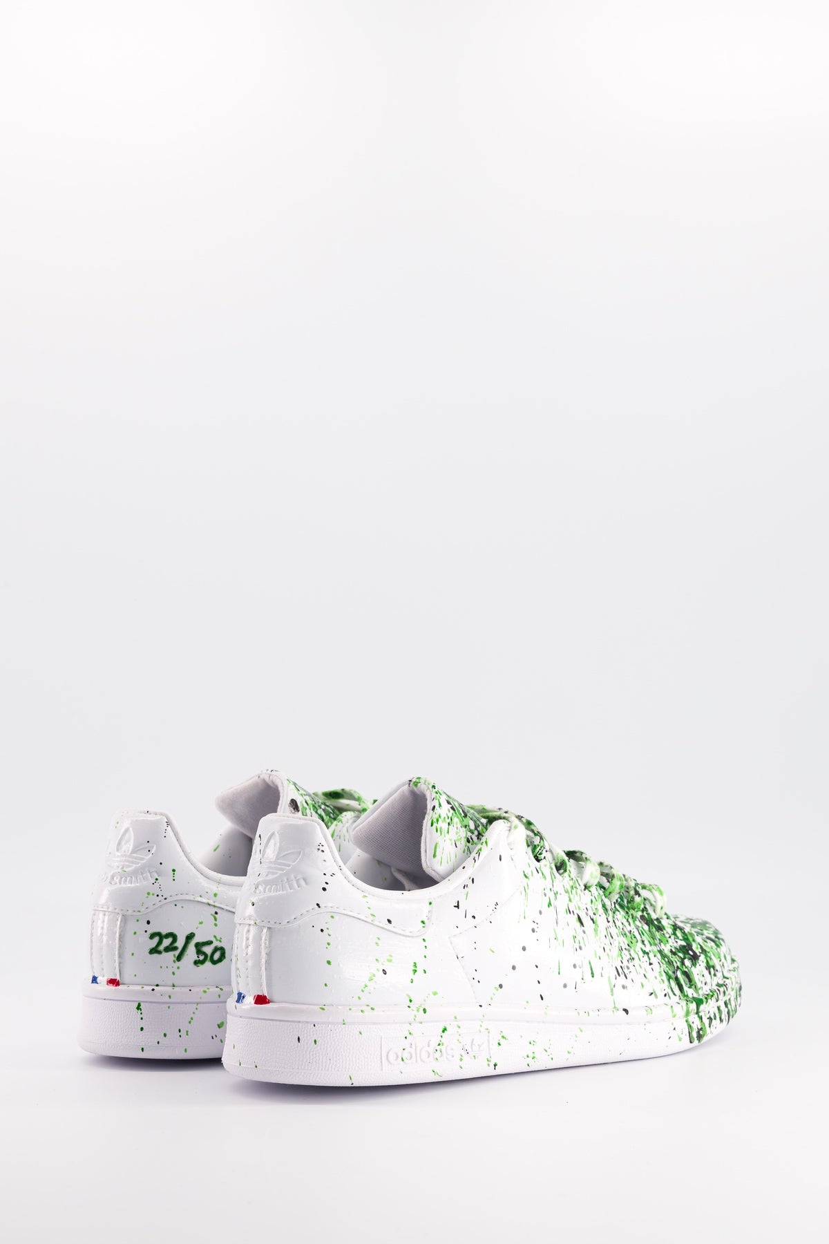 Sneakers blanches - Fifty shades of kaki
