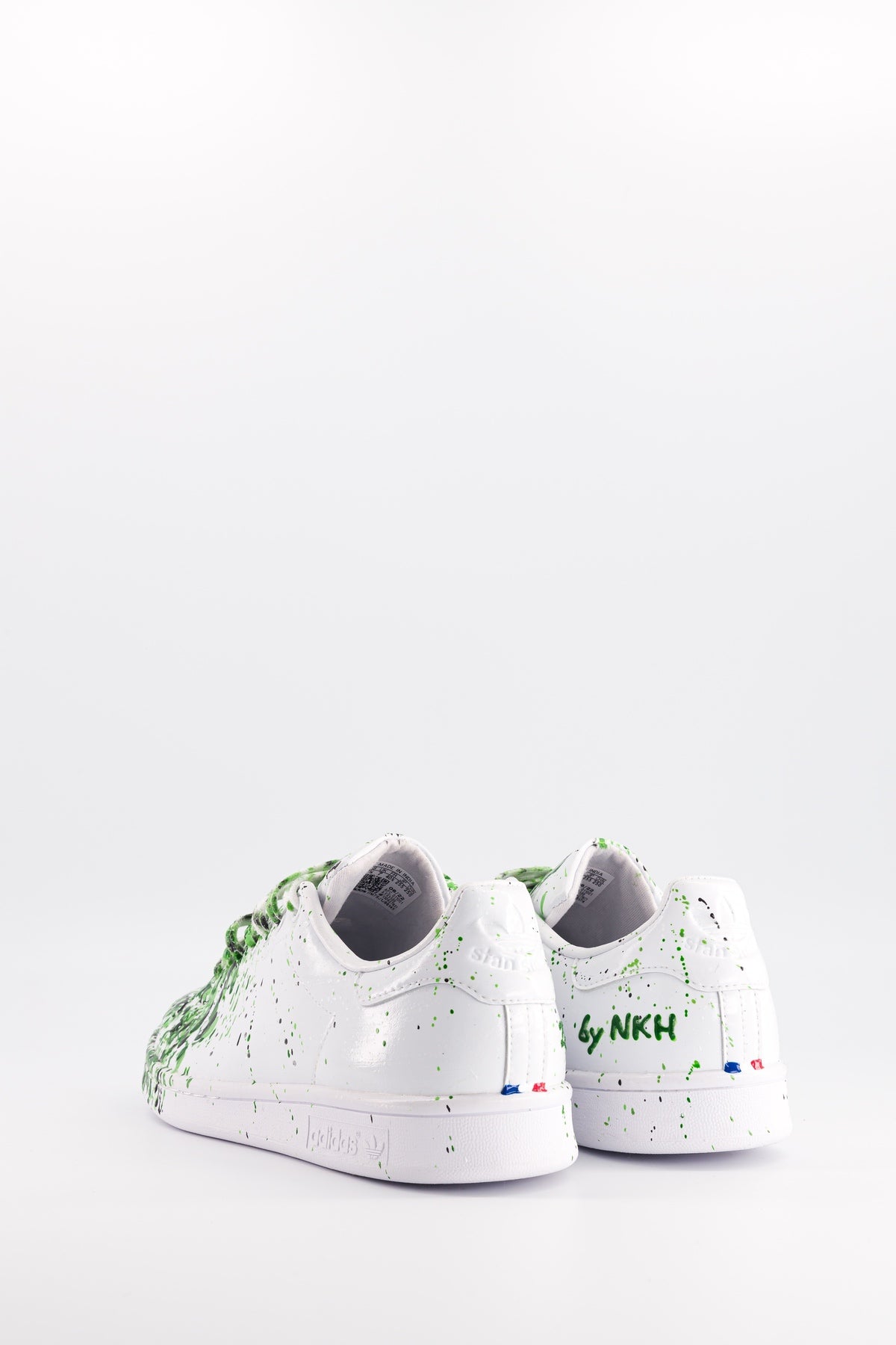 Sneakers blanches - Fifty shades of kaki