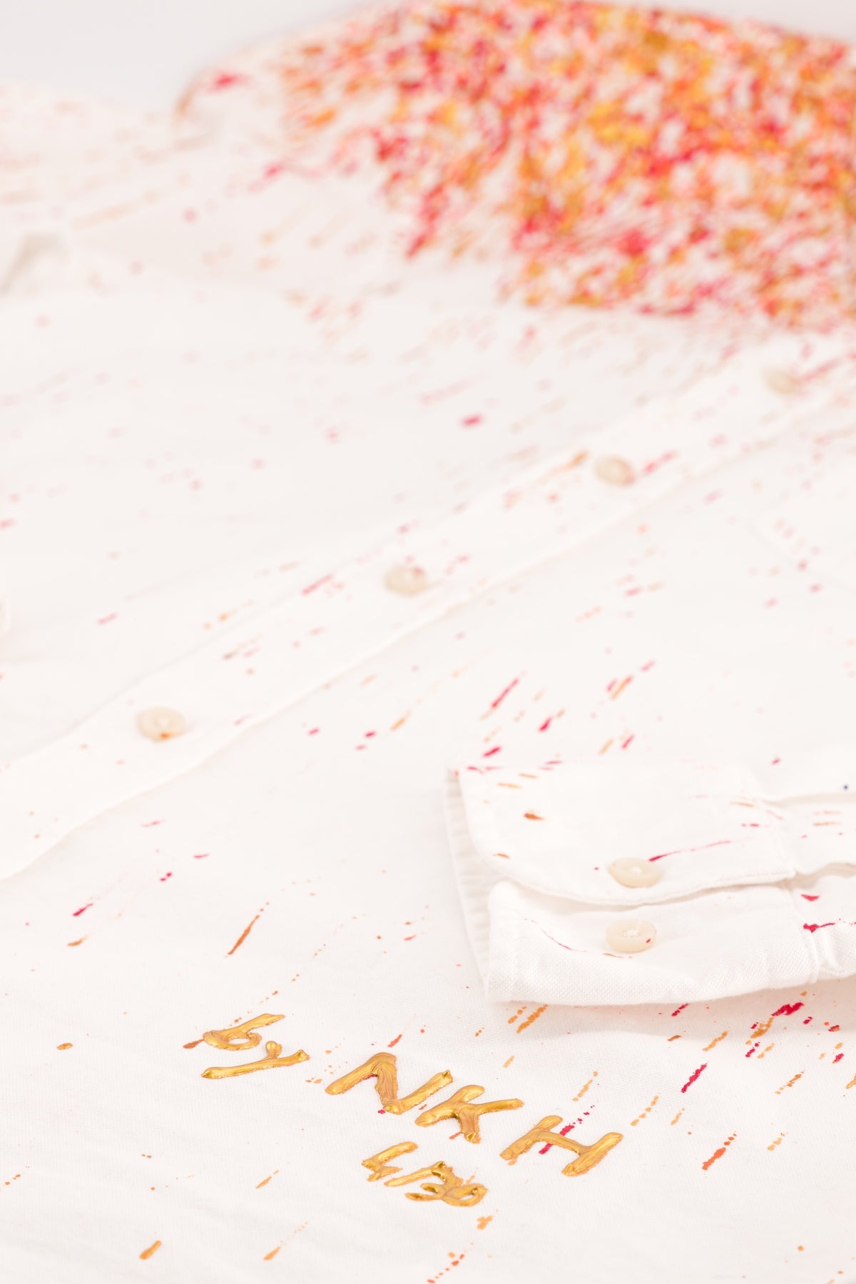 Chemise blanche - Raining gold