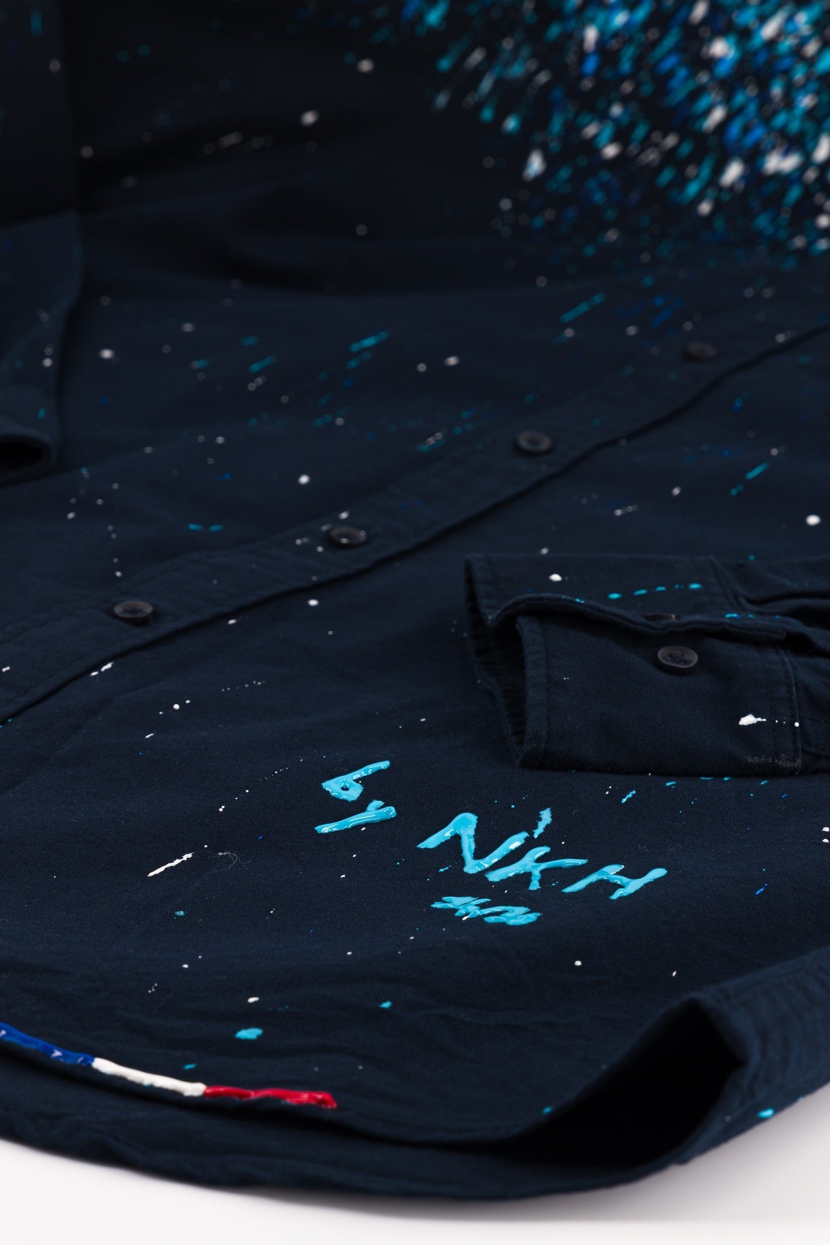 Chemise bleue marine - Raining blue