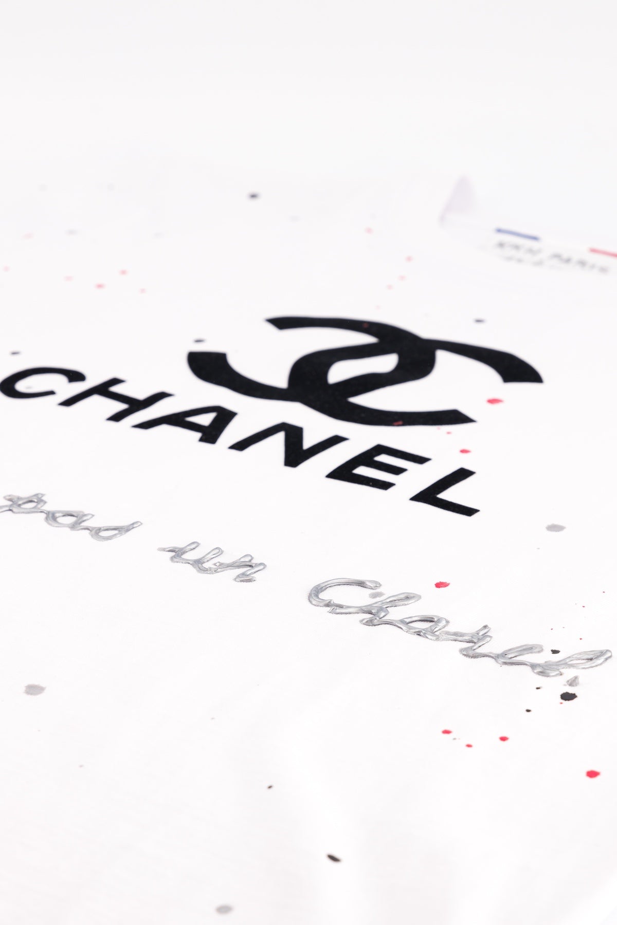 Tee-shirt blanc - Ceci n'est pas un Chanel