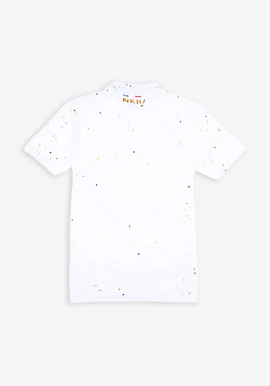 Polo blanc en maille piquée - Need Monet