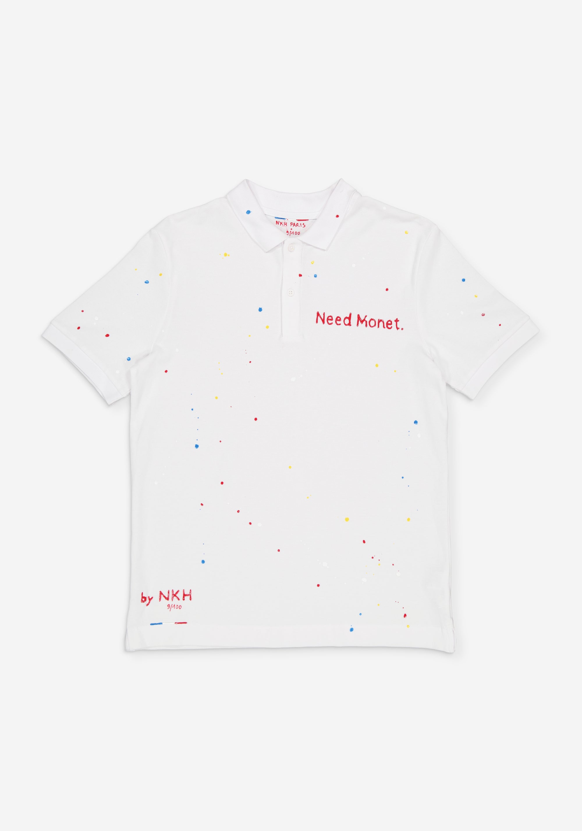 Polo blanc - Need Monet