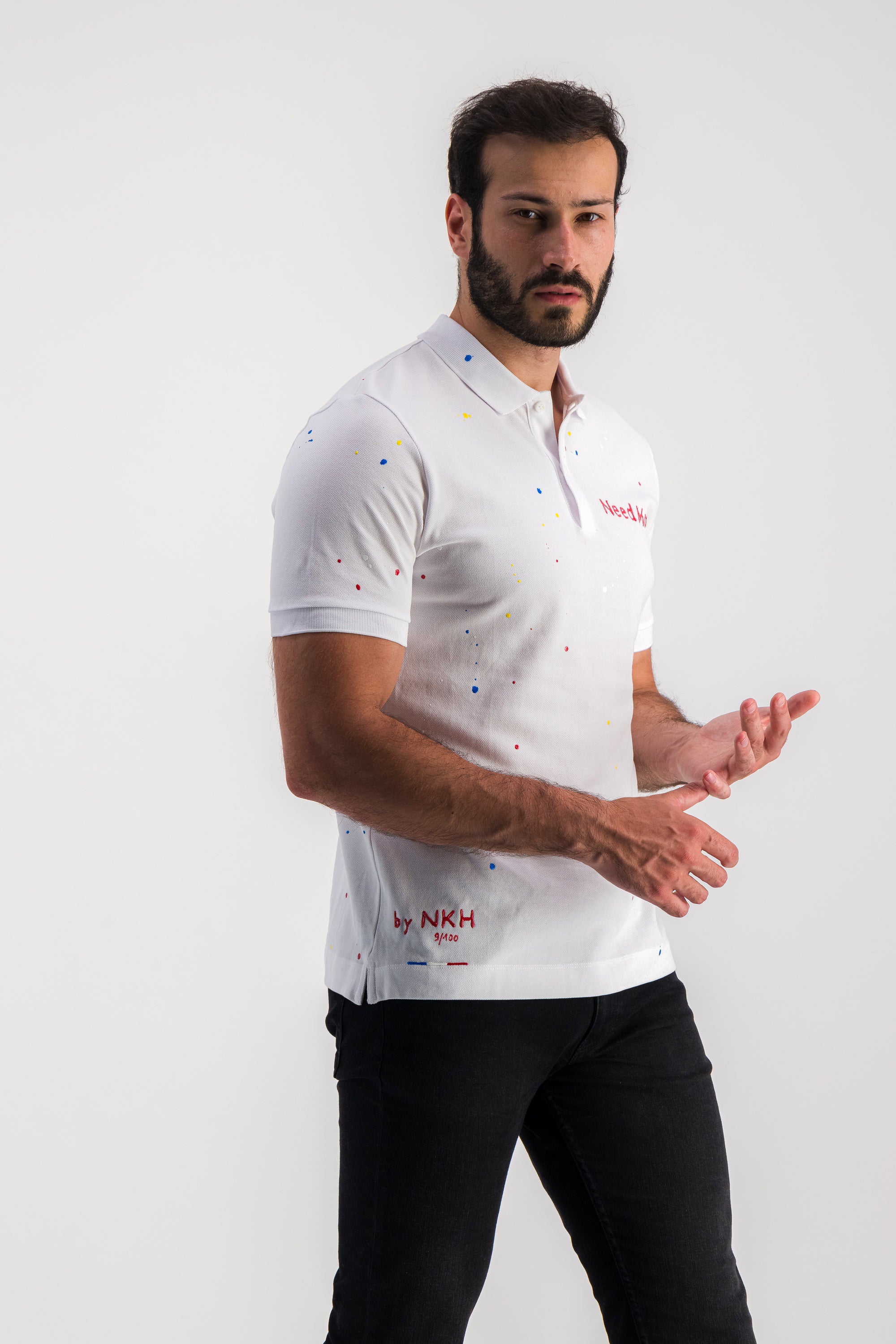 Polo blanc - Need Monet