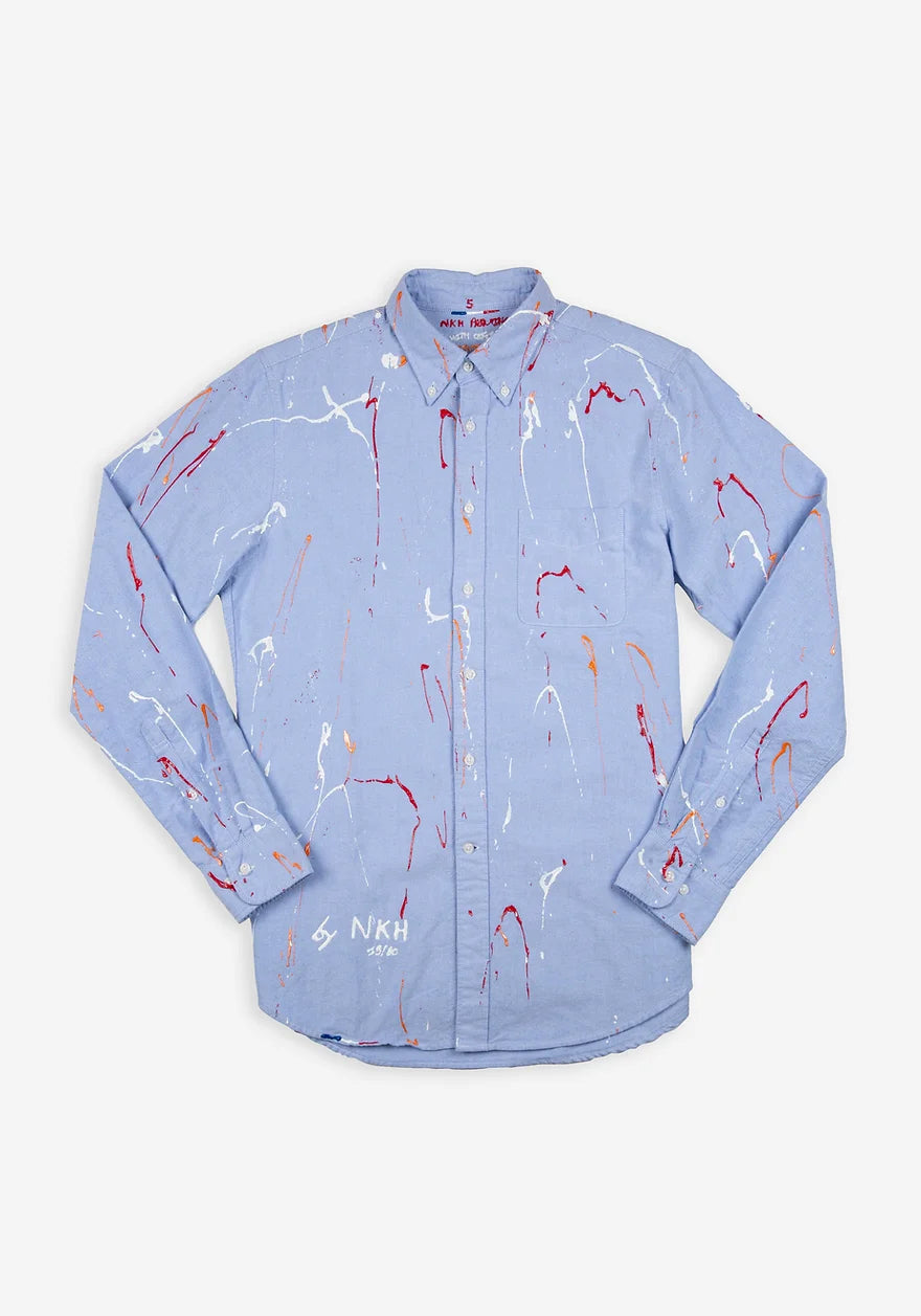 Chemise oxford bleue - Clumsy artist