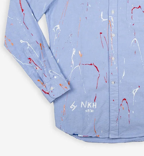 Chemise oxford bleue - Clumsy artist