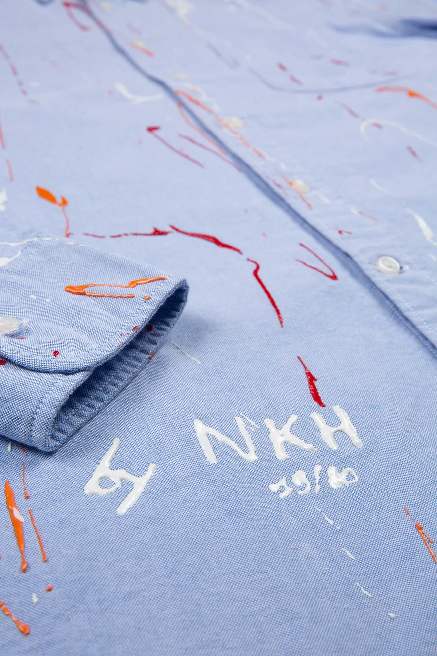 Chemise oxford bleue - Clumsy artist