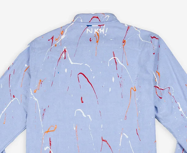 Chemise oxford bleue - Clumsy artist