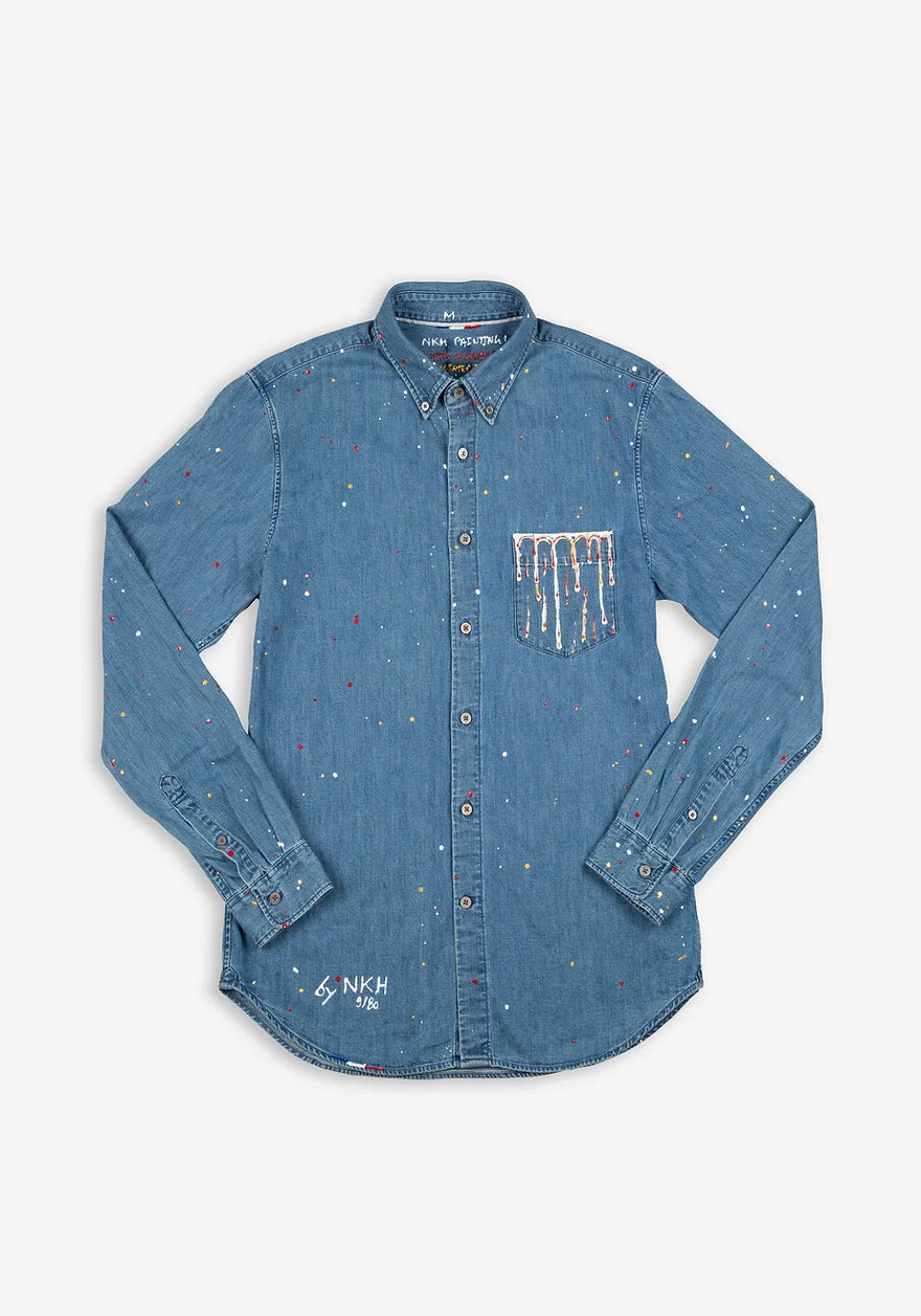 Chemise en jeans denim bleu - In the pocket