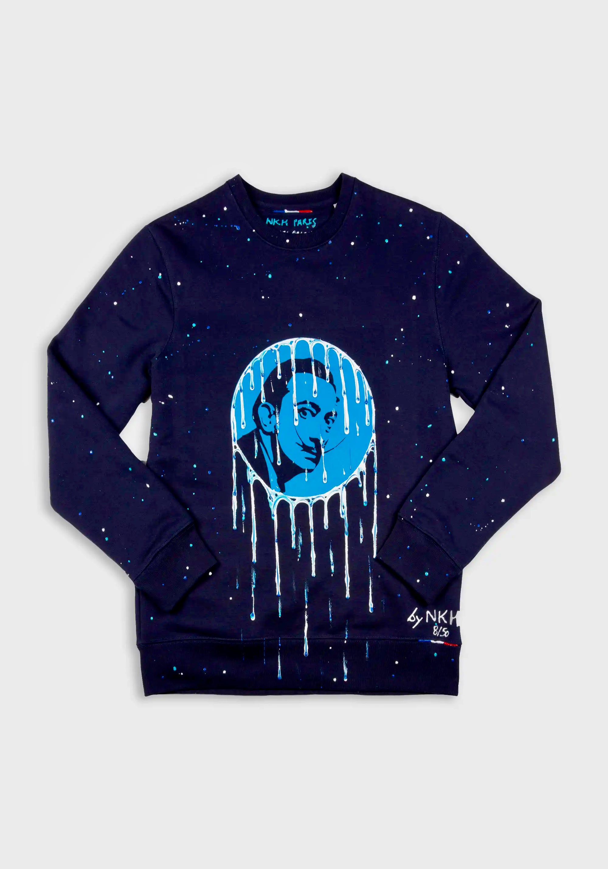 Pull bleu marine - Dali moon