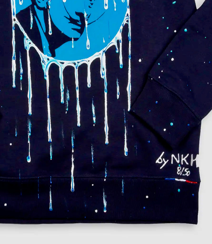 Pull bleu marine - Dali moon
