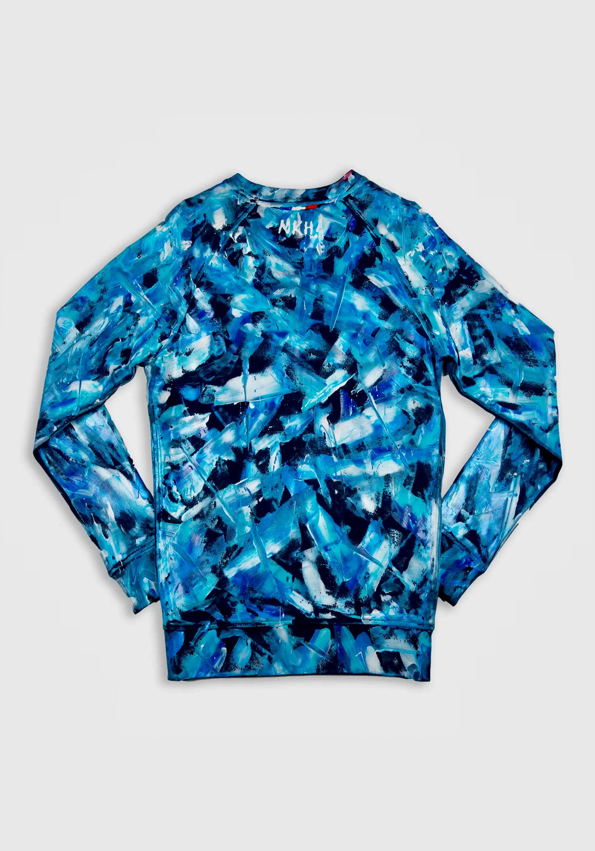 Pull col rond bleu marine - Fifty shades of blue
