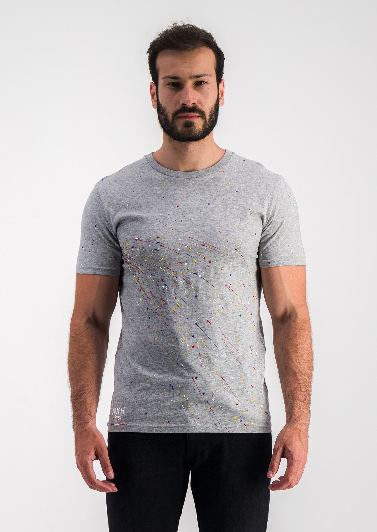 Tee-shirt gris chiné - Firework