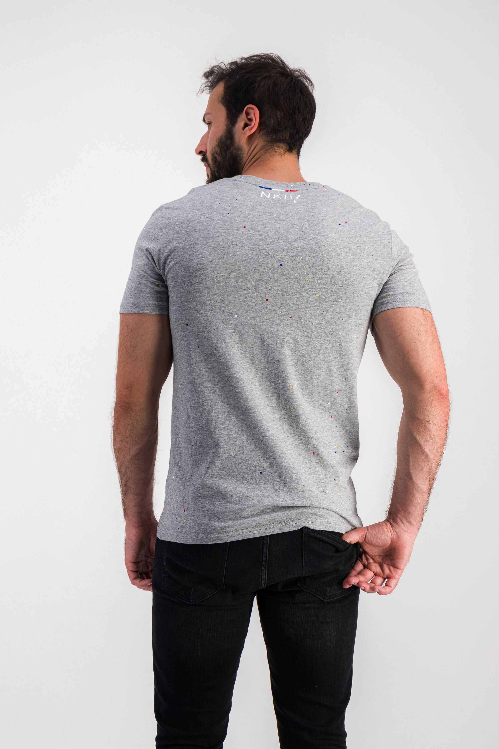 Tee-shirt gris chiné - Firework
