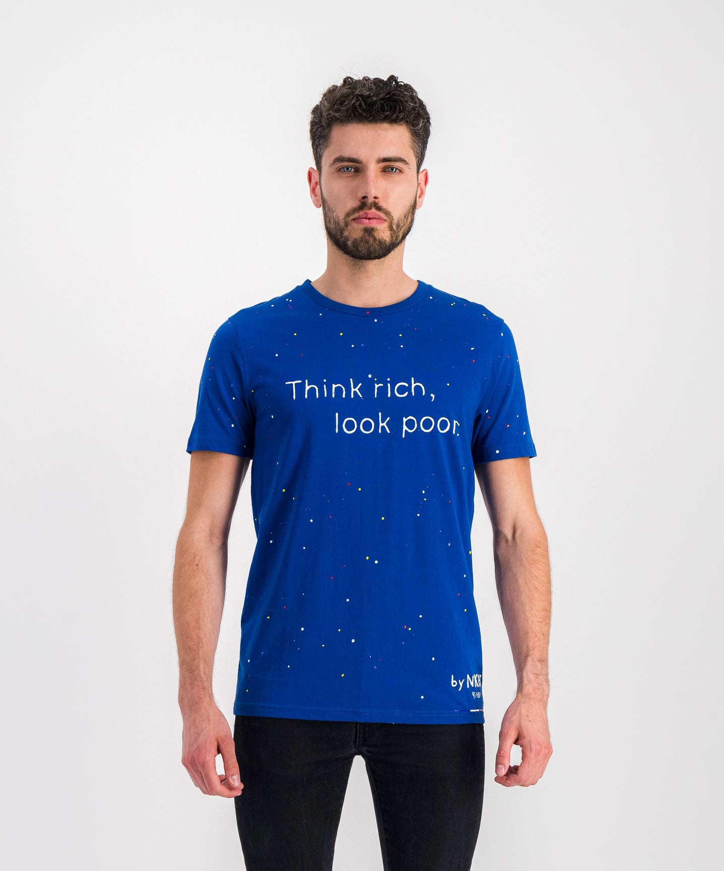 Tee-shirt bleu majorelle - Think rich