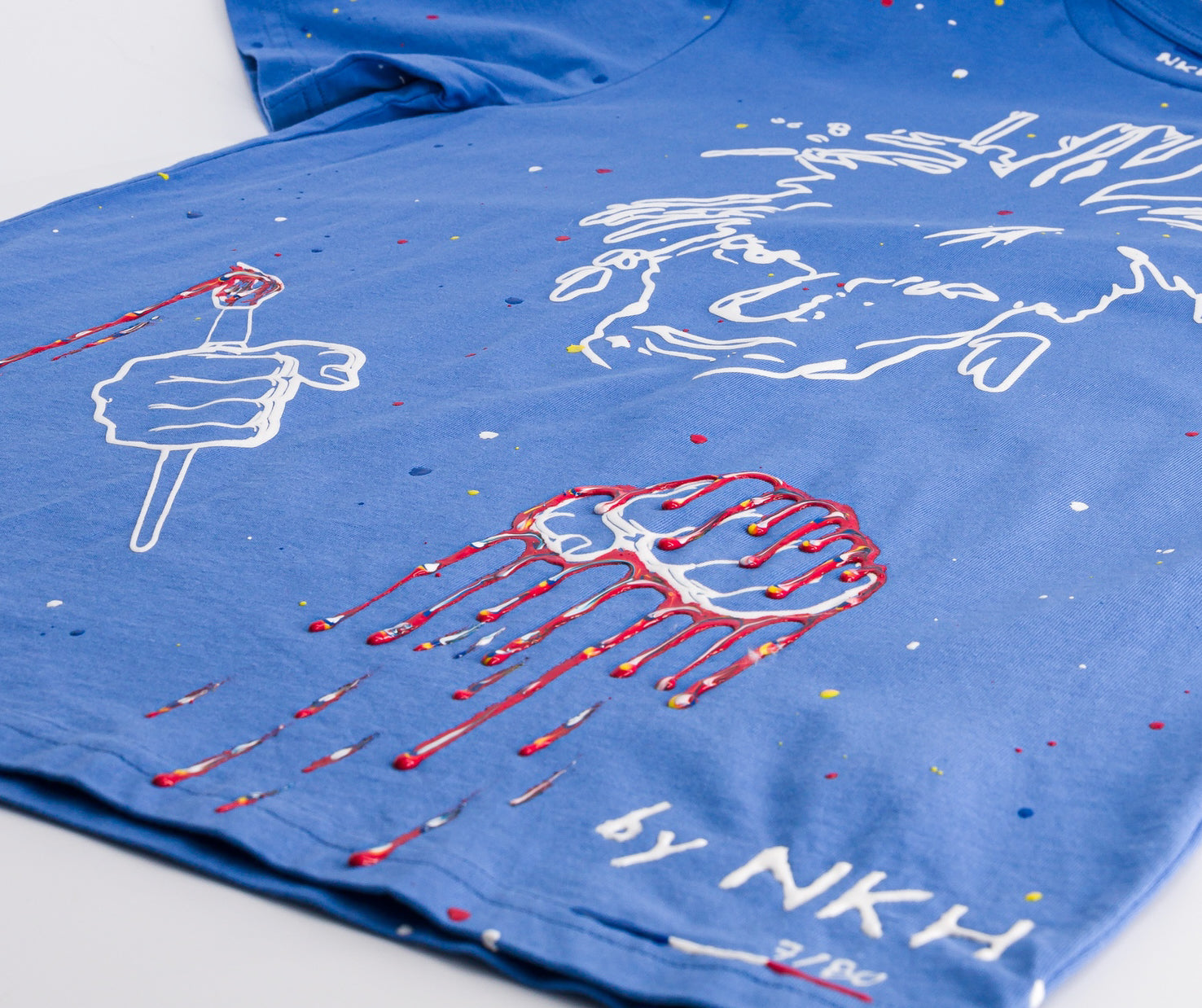 Tee-shirt bleu - Warhol boxing