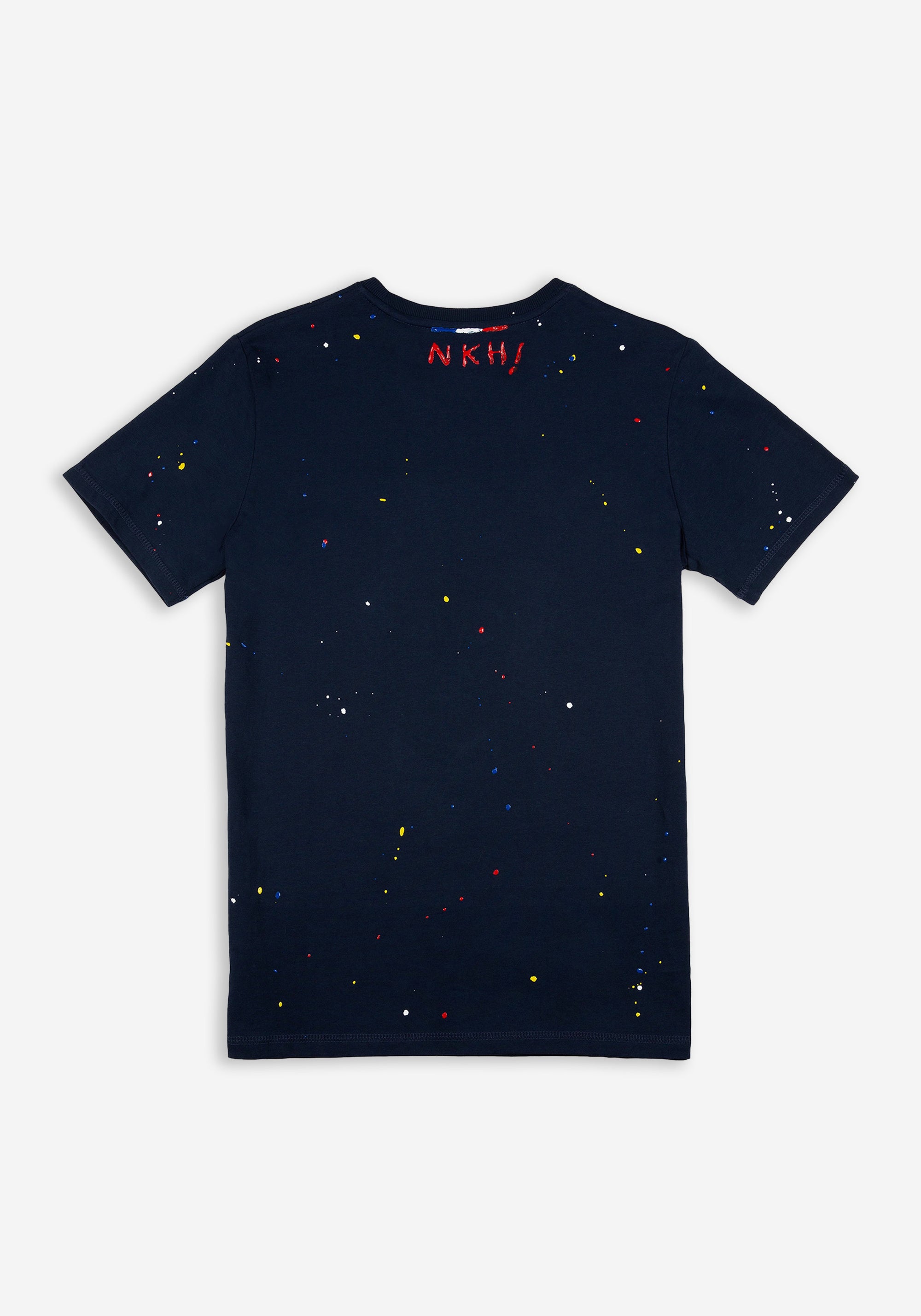 Tee-shirt bleu marine - Mona Lisa geisha