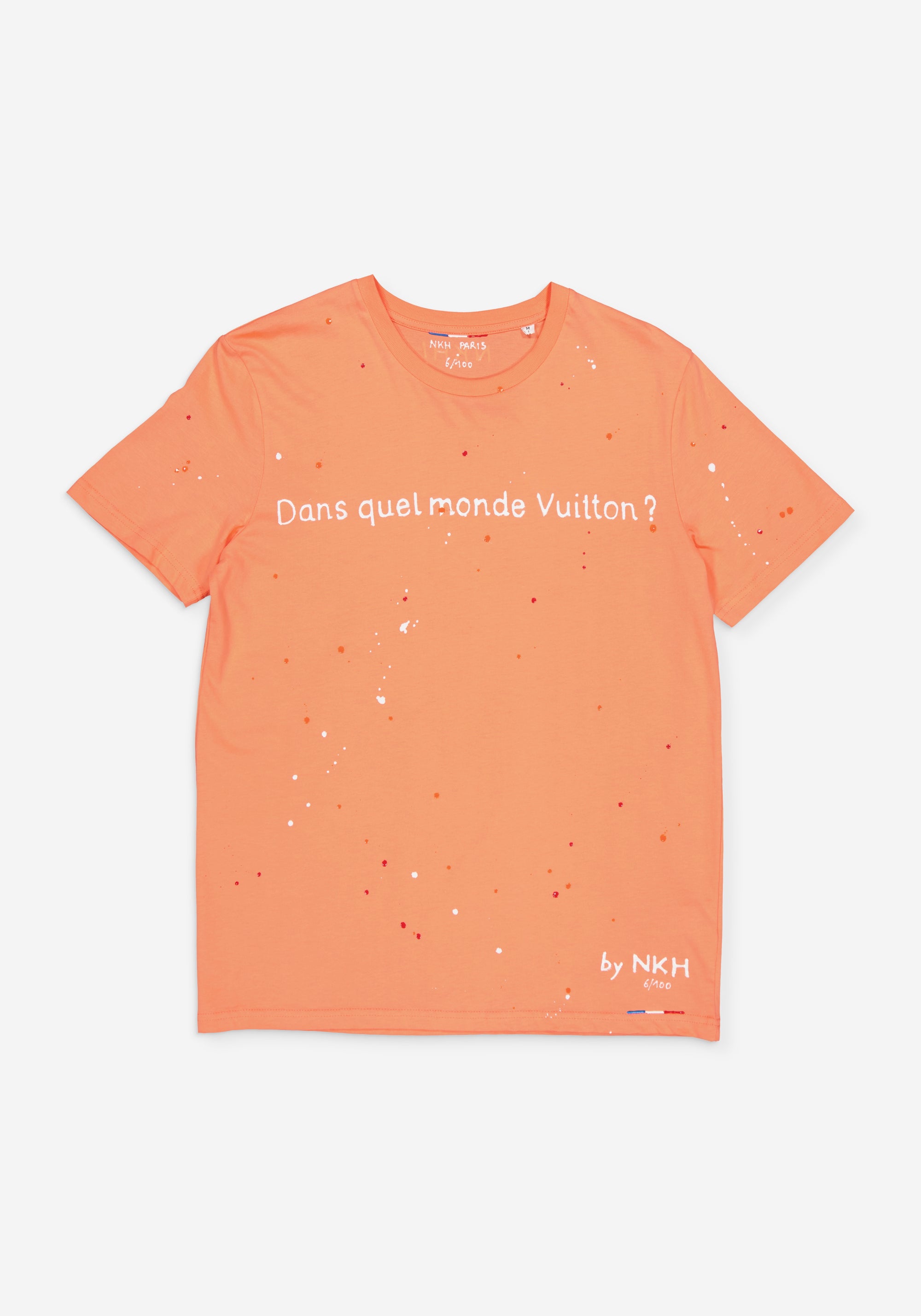 Tee-shirt orange - Joli monde